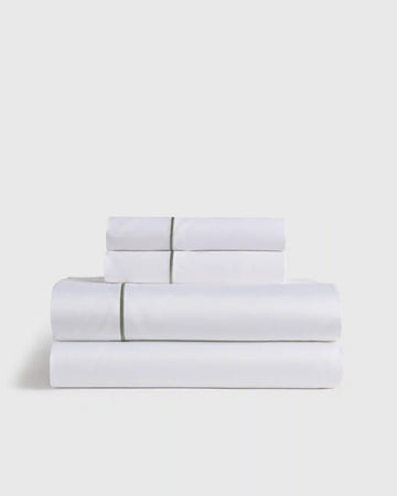 Signature Giza Cotton Sateen Embroidered Sheet Set