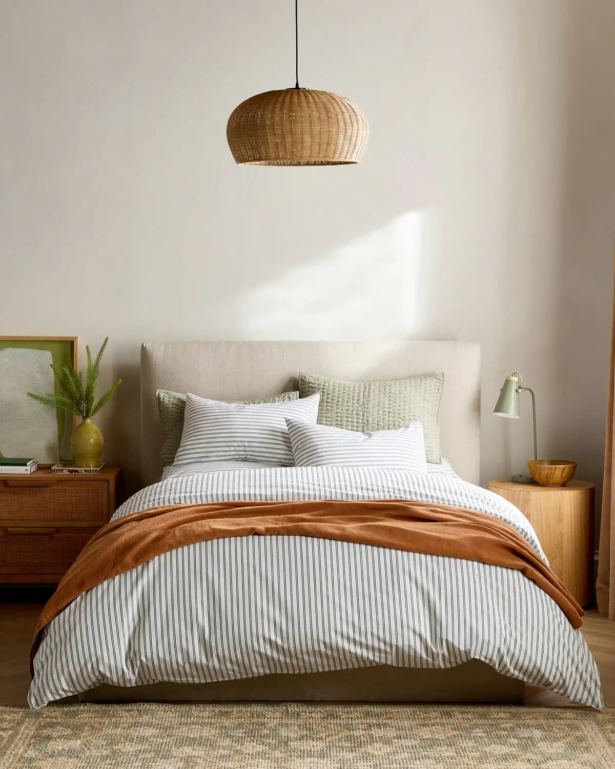 Organic Crisp Percale Duvet Cover Set