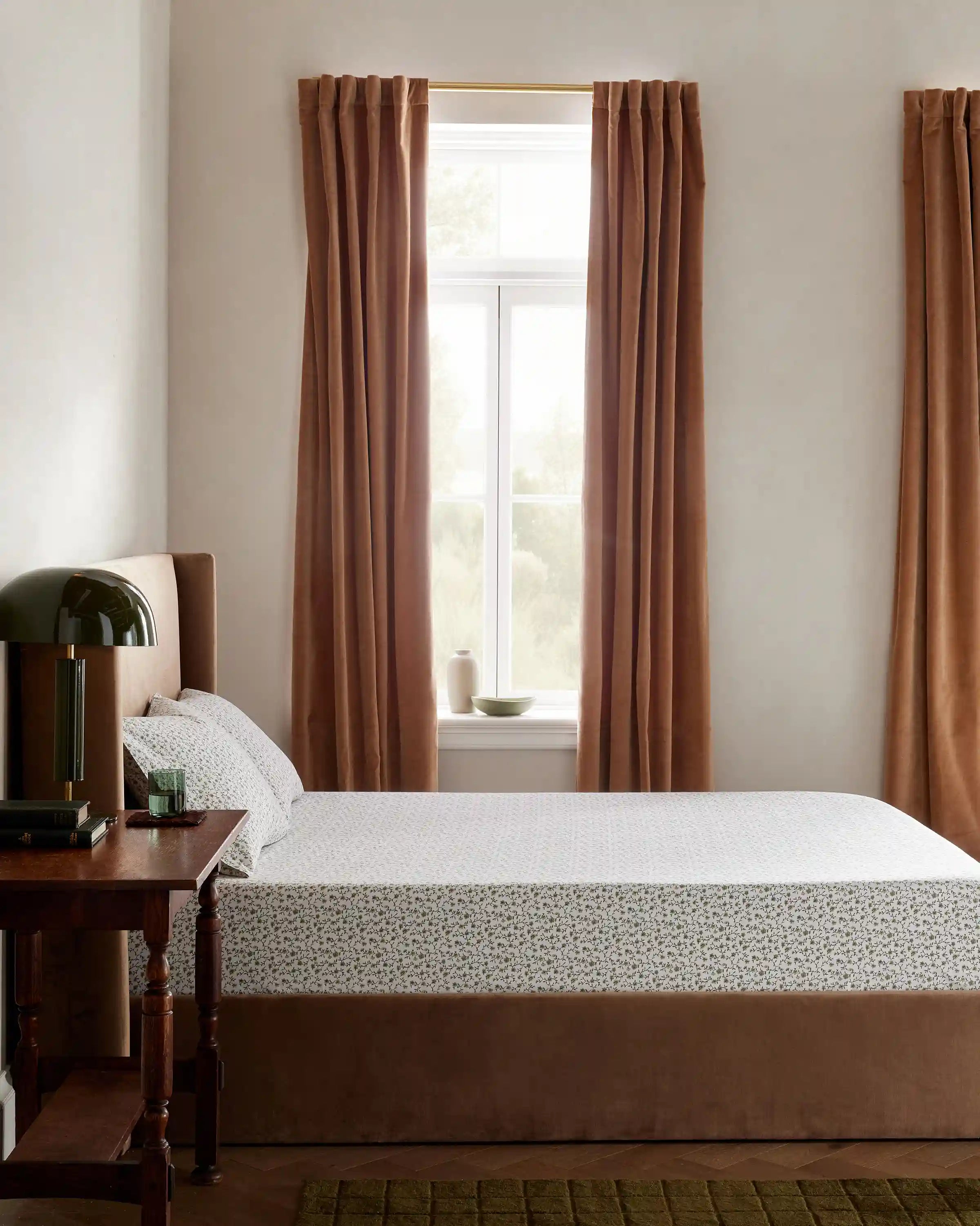 Organic Crisp Percale Fitted Sheet Set