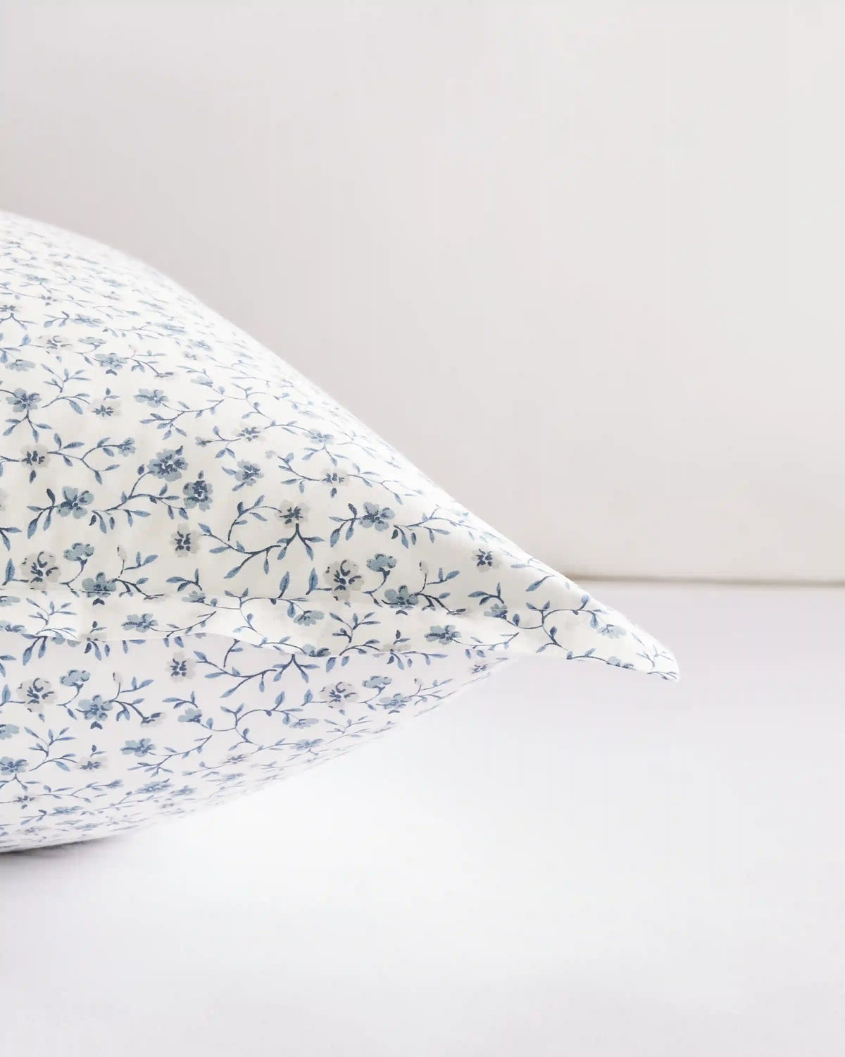 Organic Crisp Percale Floral Euro Sham