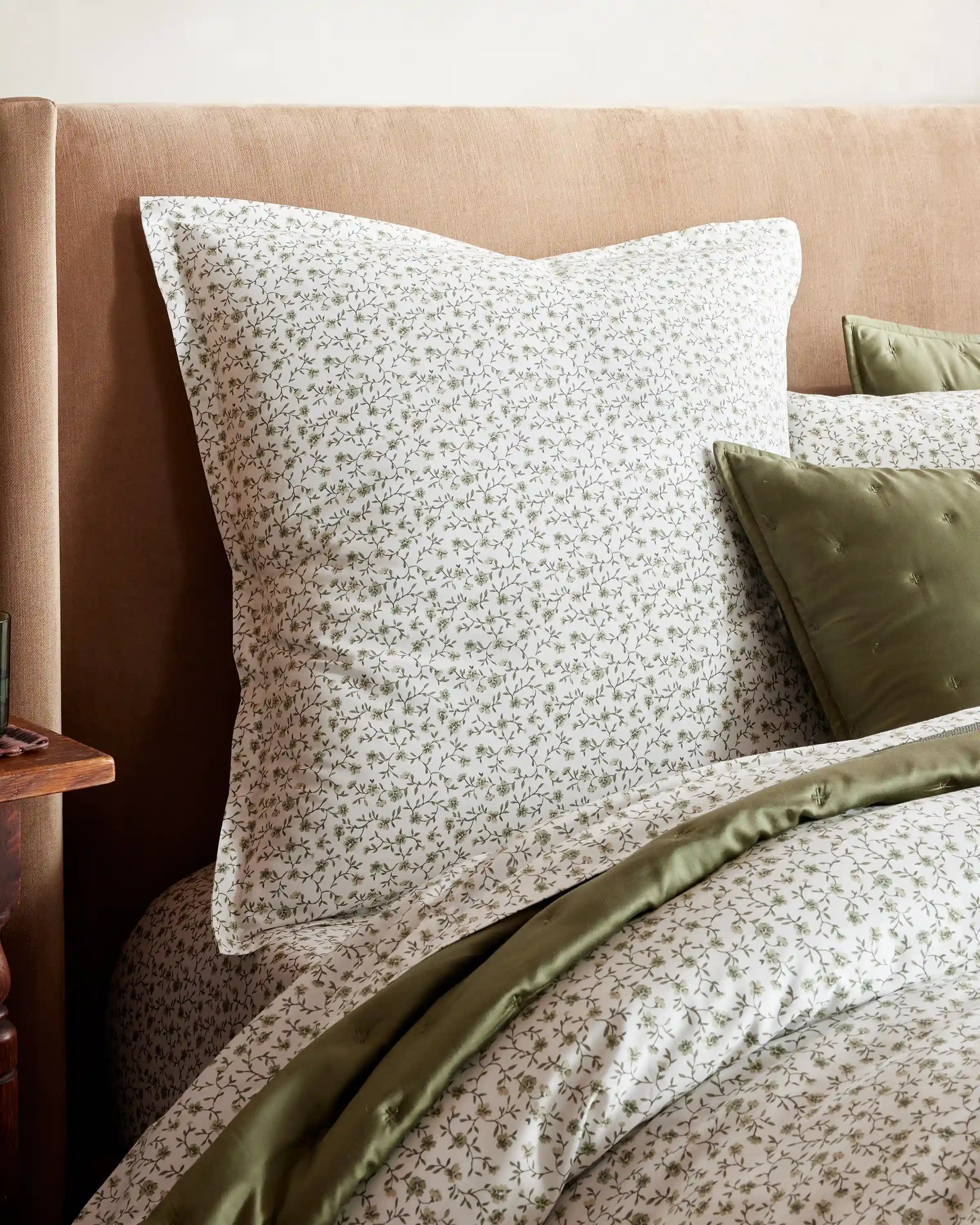 Organic Crisp Percale Euro Sham