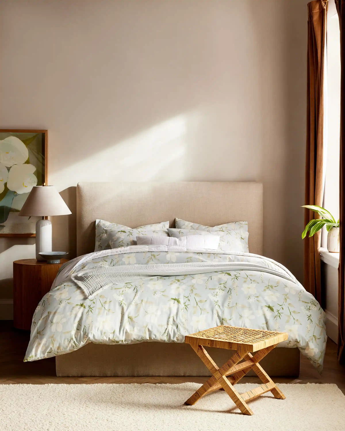 Organic Crisp Percale Sham Set