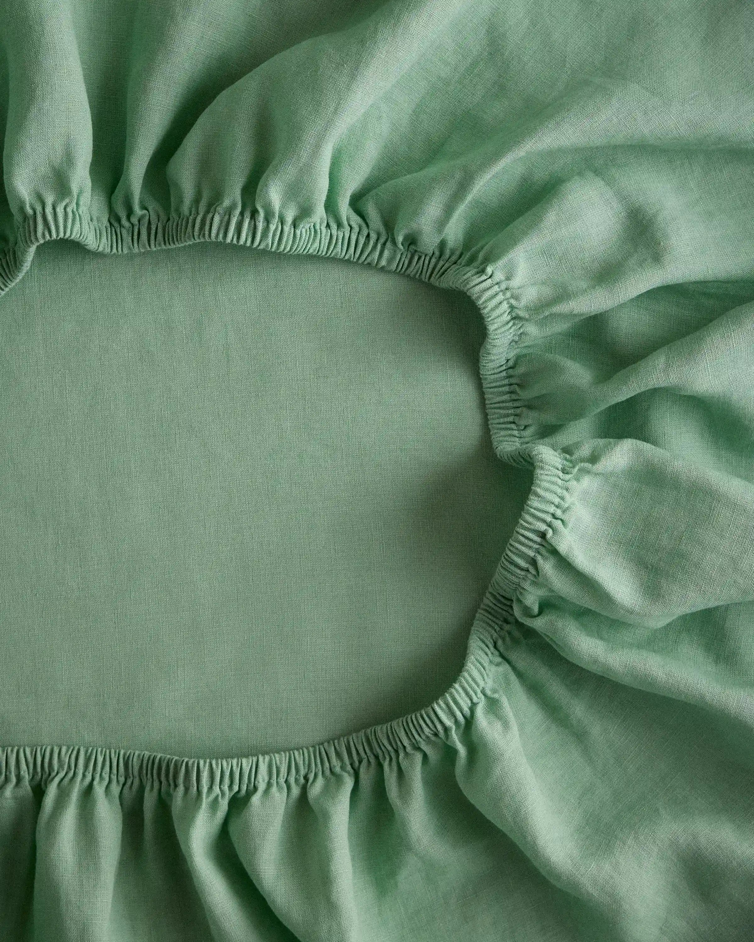 European Linen Fitted Sheet Set