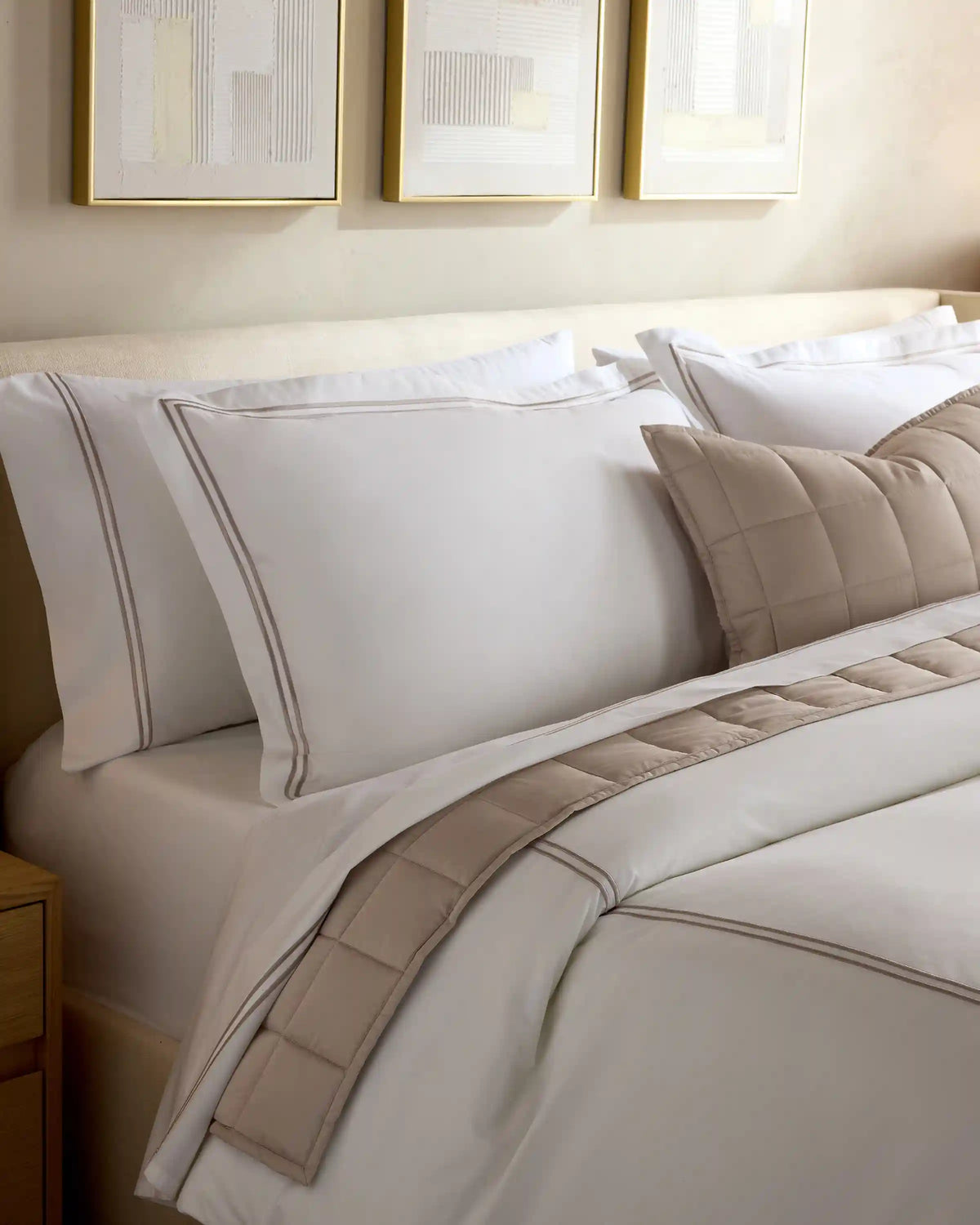 Organic Crisp Percale Sham Set