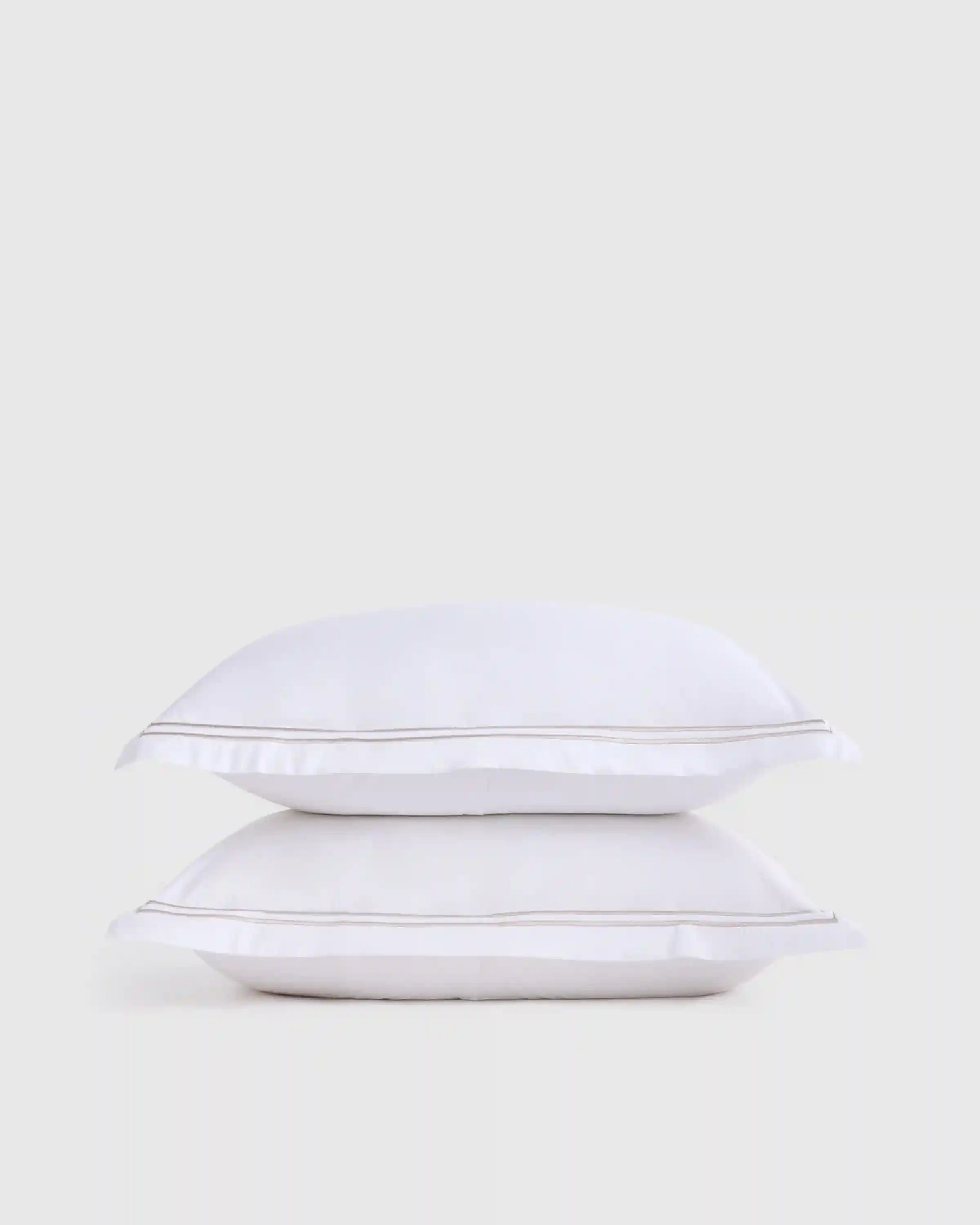 Organic Crisp Percale Sham Set