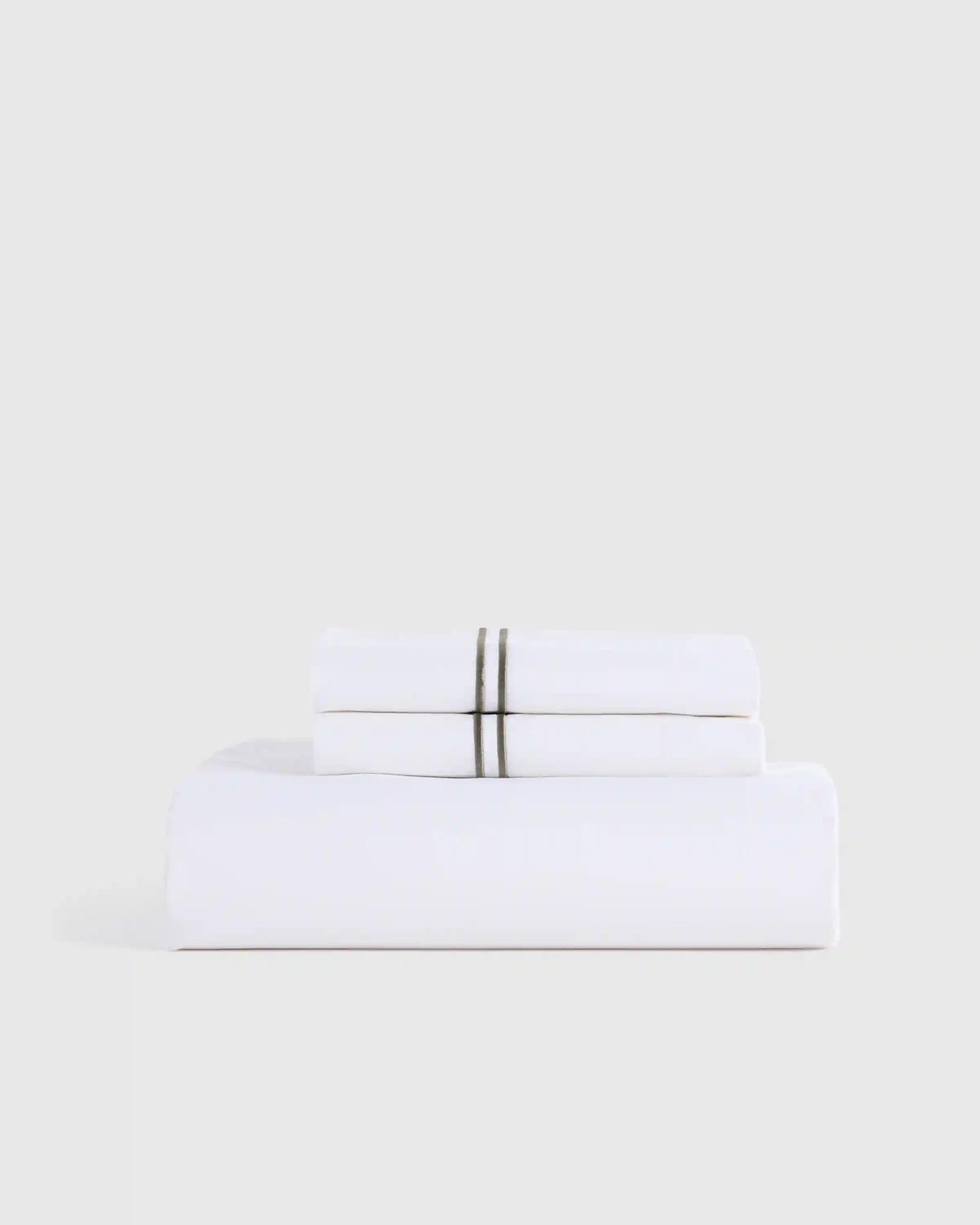 Organic Crisp Percale Fitted Sheet Set