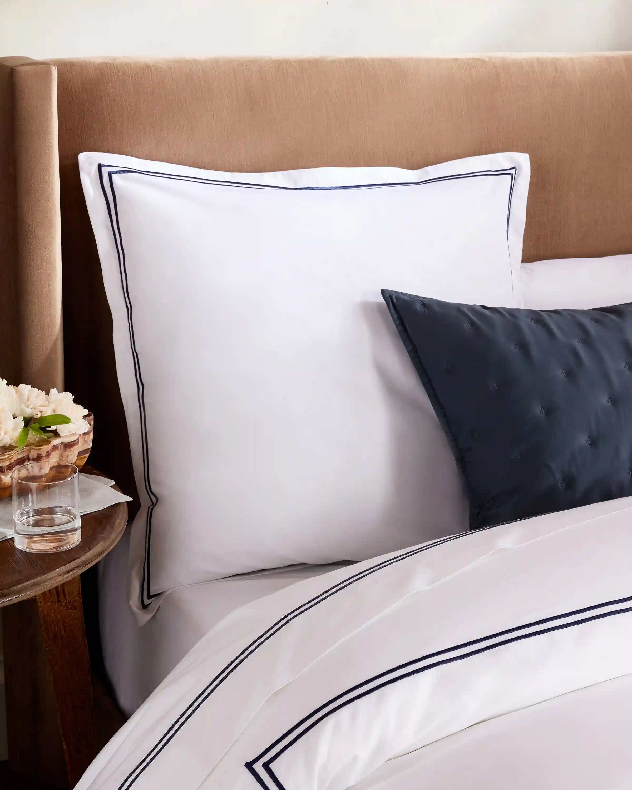 Organic Crisp Percale Euro Sham