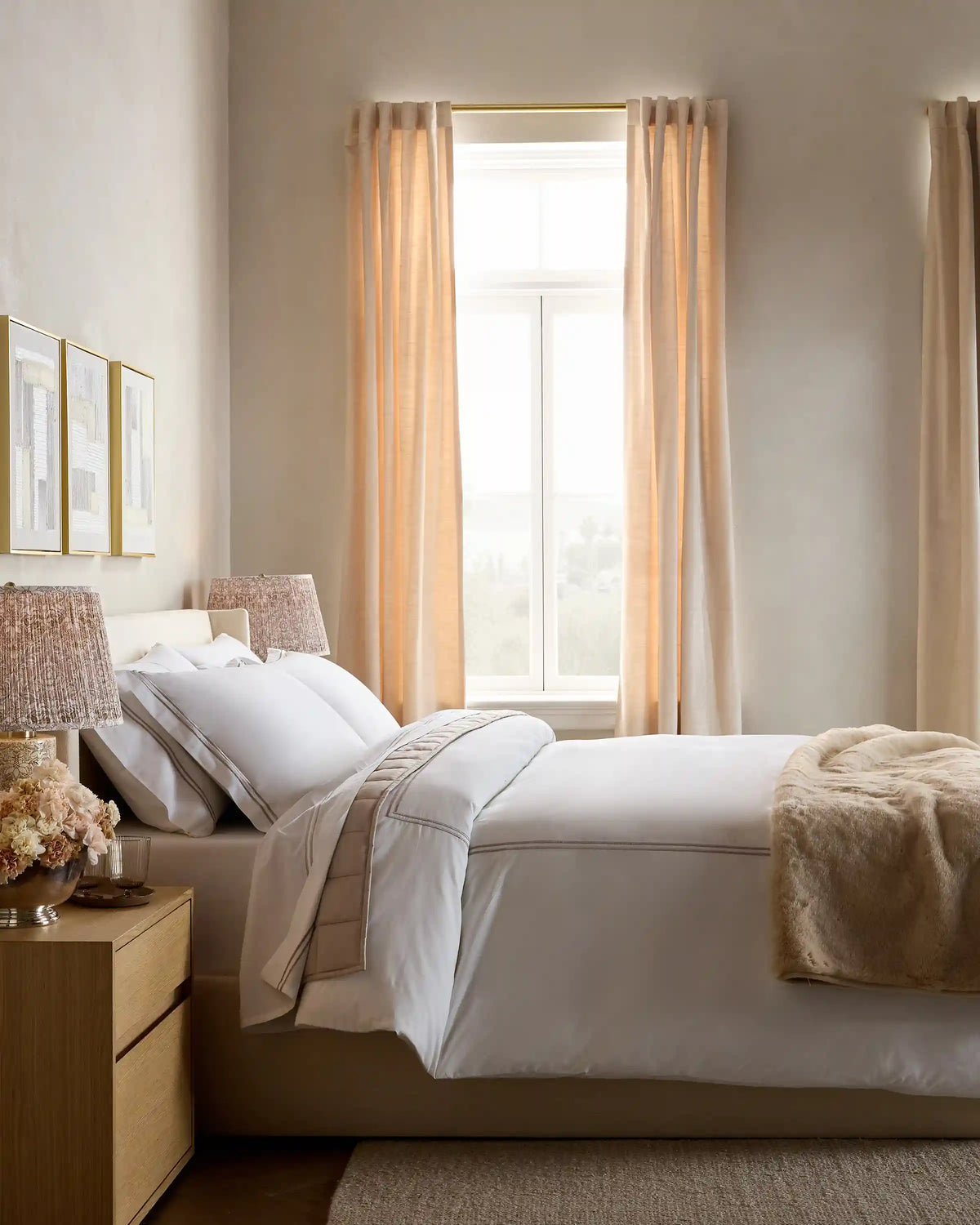 Organic Crisp Percale Duvet Cover Set