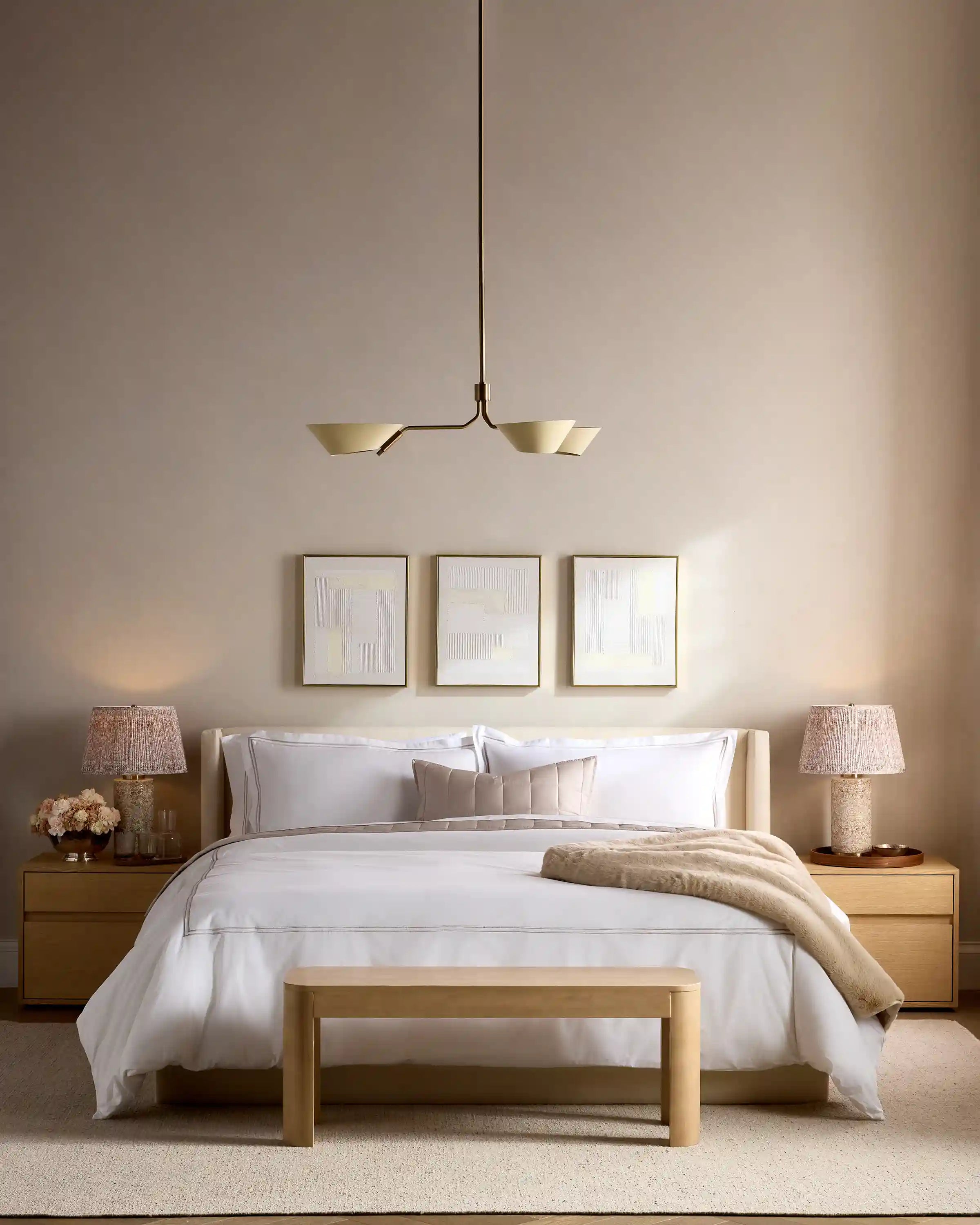 Organic Crisp Percale Embellished Sham Set