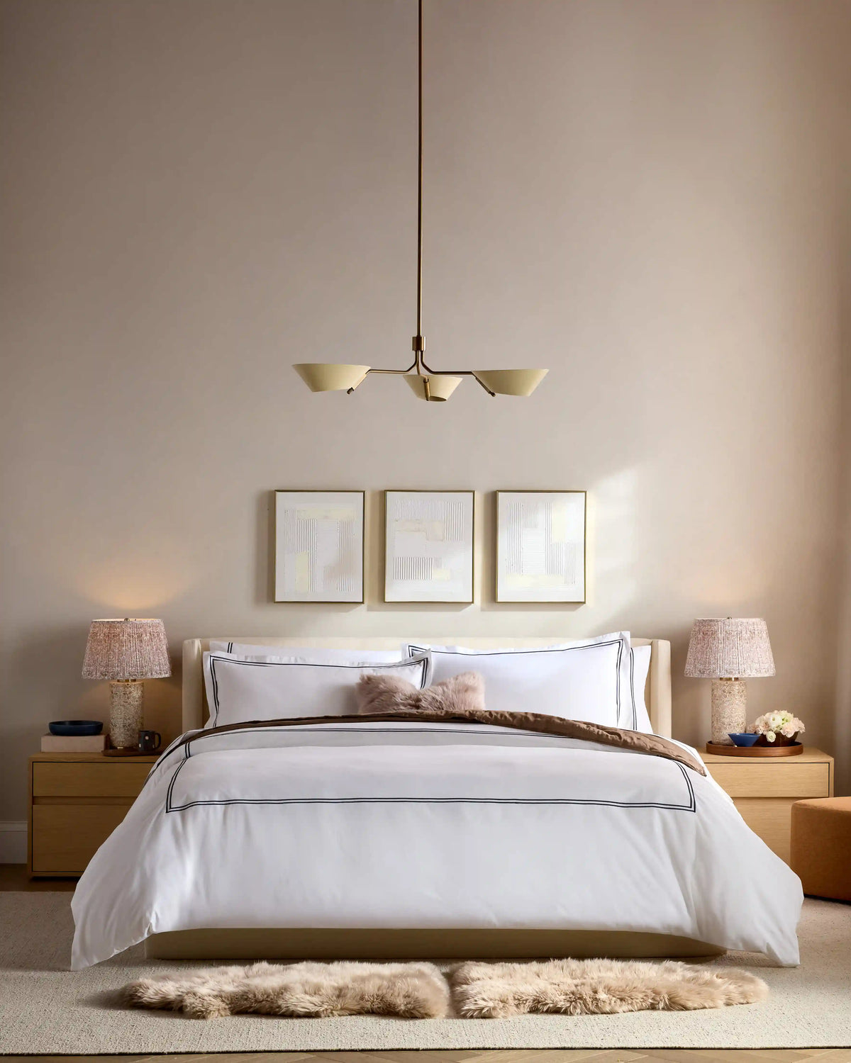 Organic Crisp Percale Sham Set