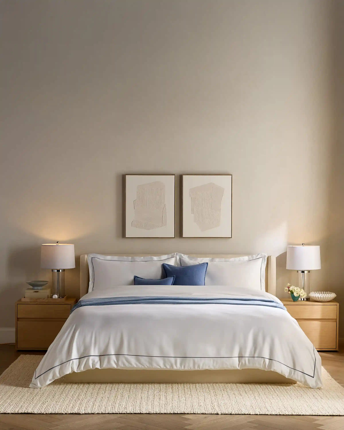 Signature Giza Cotton Sateen Embroidered Sham Set
