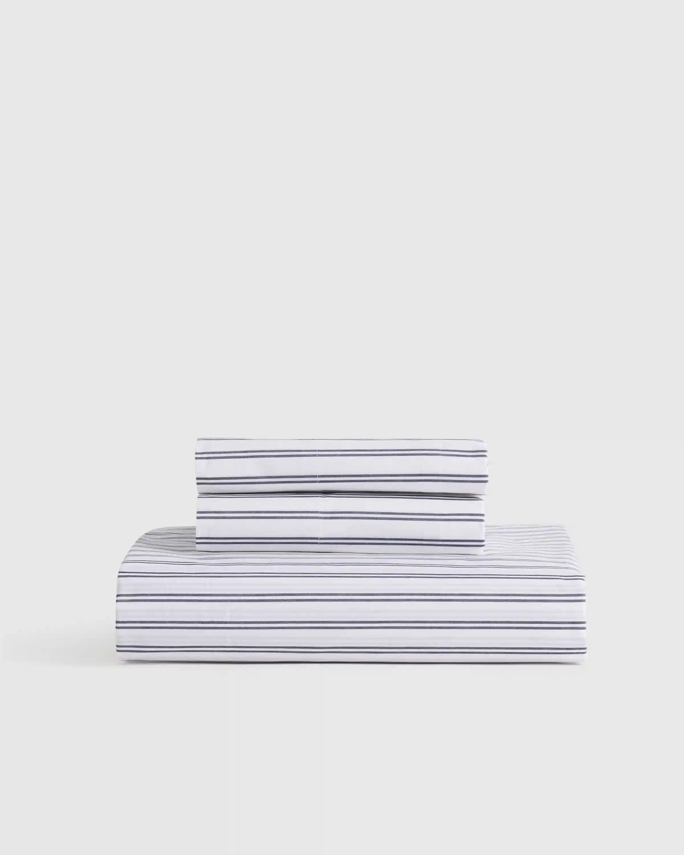Organic Crisp Percale Fitted Sheet Set