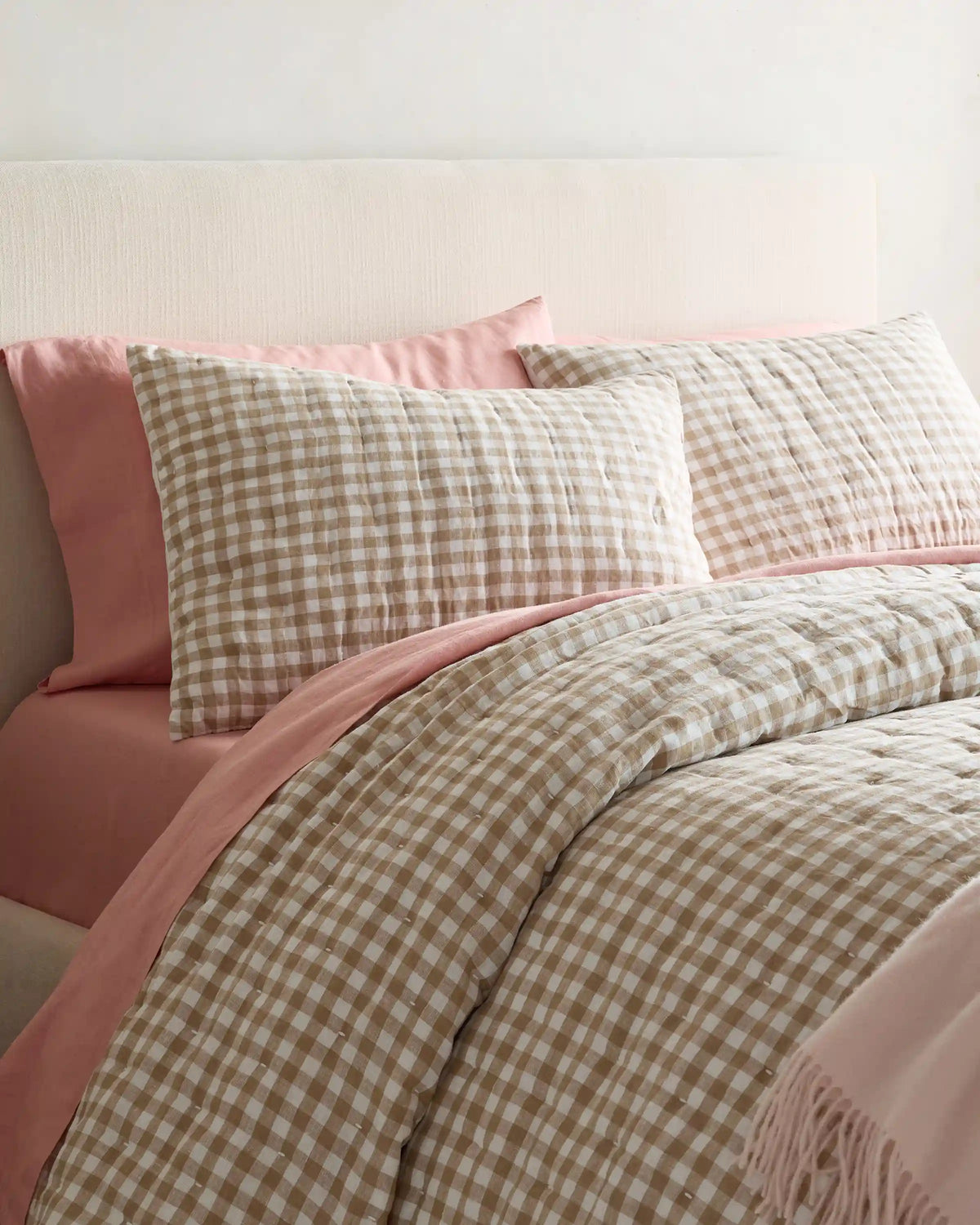 European Linen Patterned Quilt