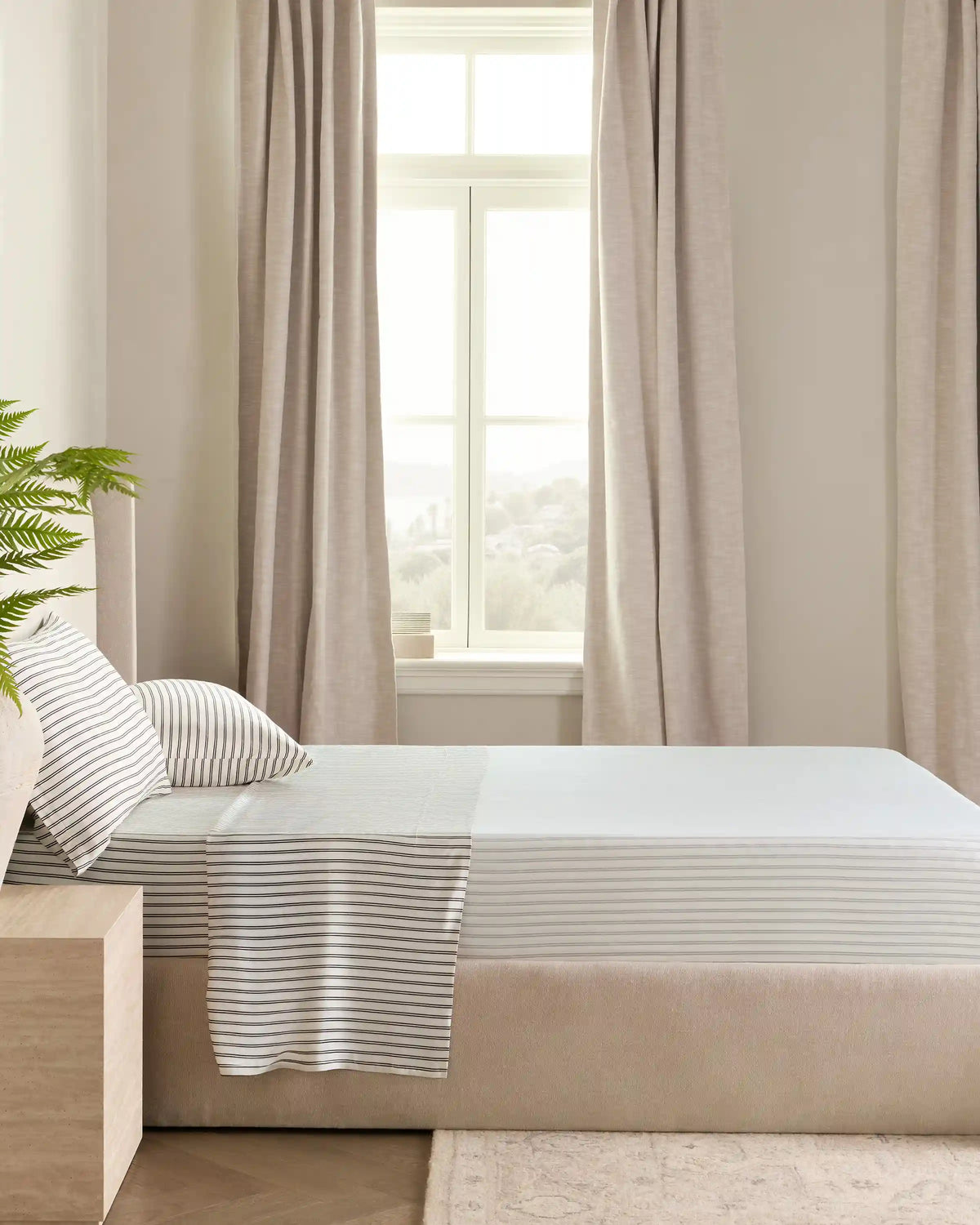 Bamboo Stripe Pillowcase Set