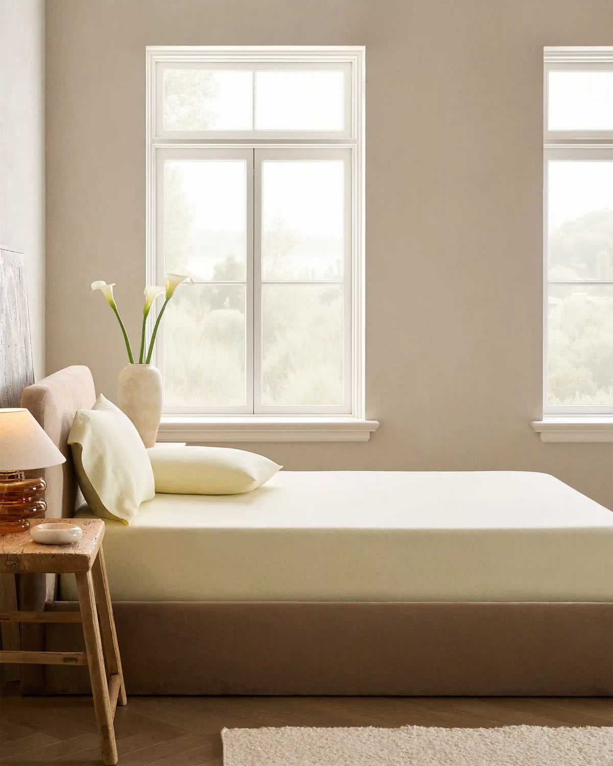 European Linen Fitted Sheet Set