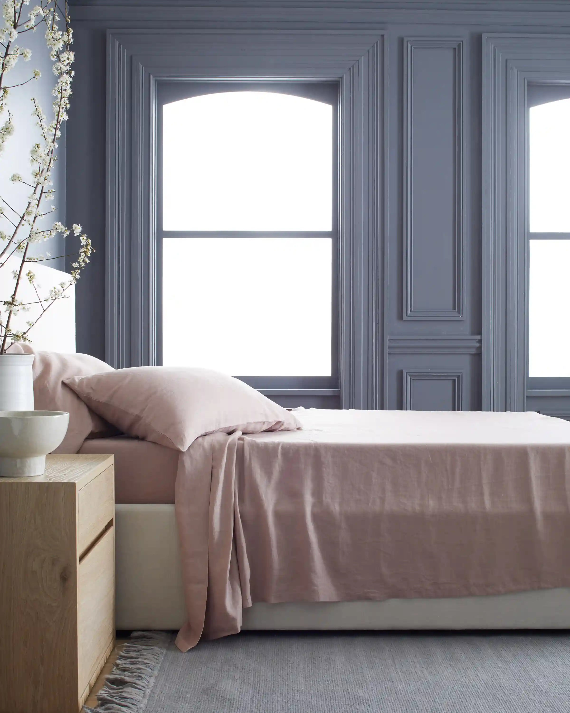 European Linen Fitted Sheet Set