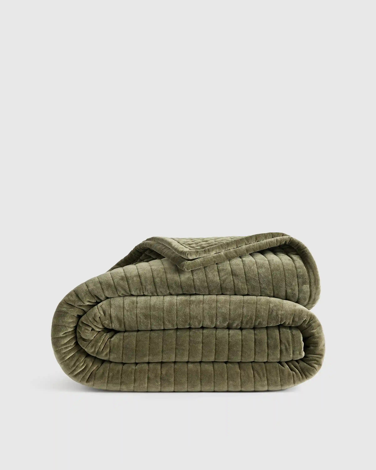 Cotton Velvet Horizontal Channel Quilt