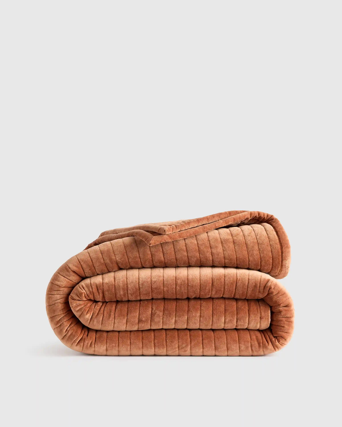 Cotton Velvet Horizontal Channel Quilt