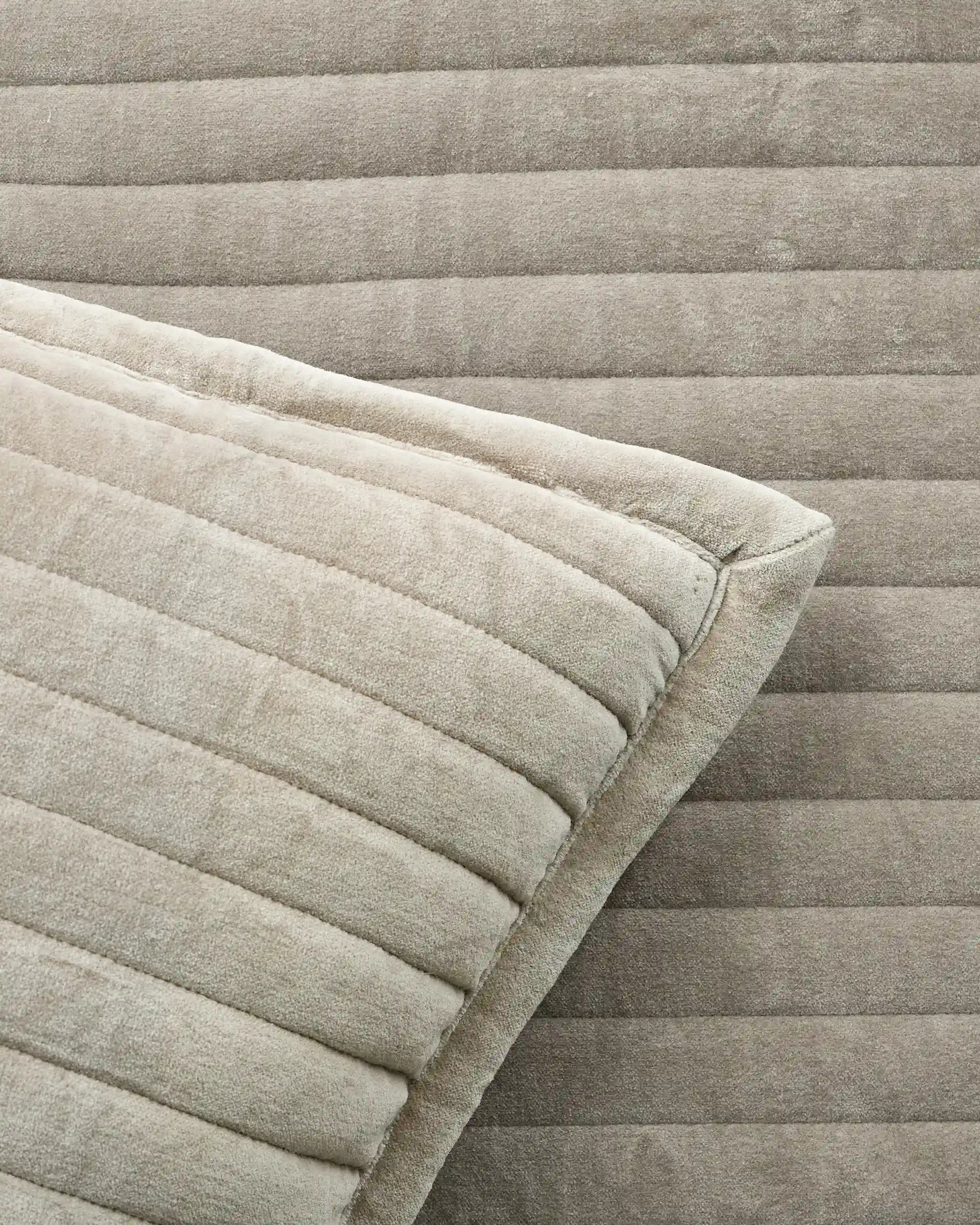 Cotton Velvet Horizontal Channel Quilt