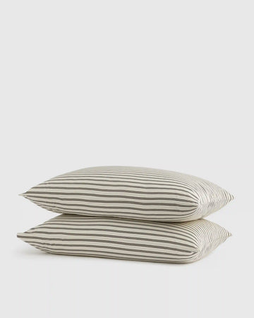 Bamboo Stripe Pillowcase Set