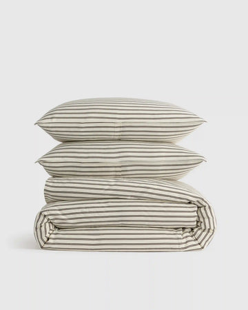 Bamboo Stripe Duvet Cover Set