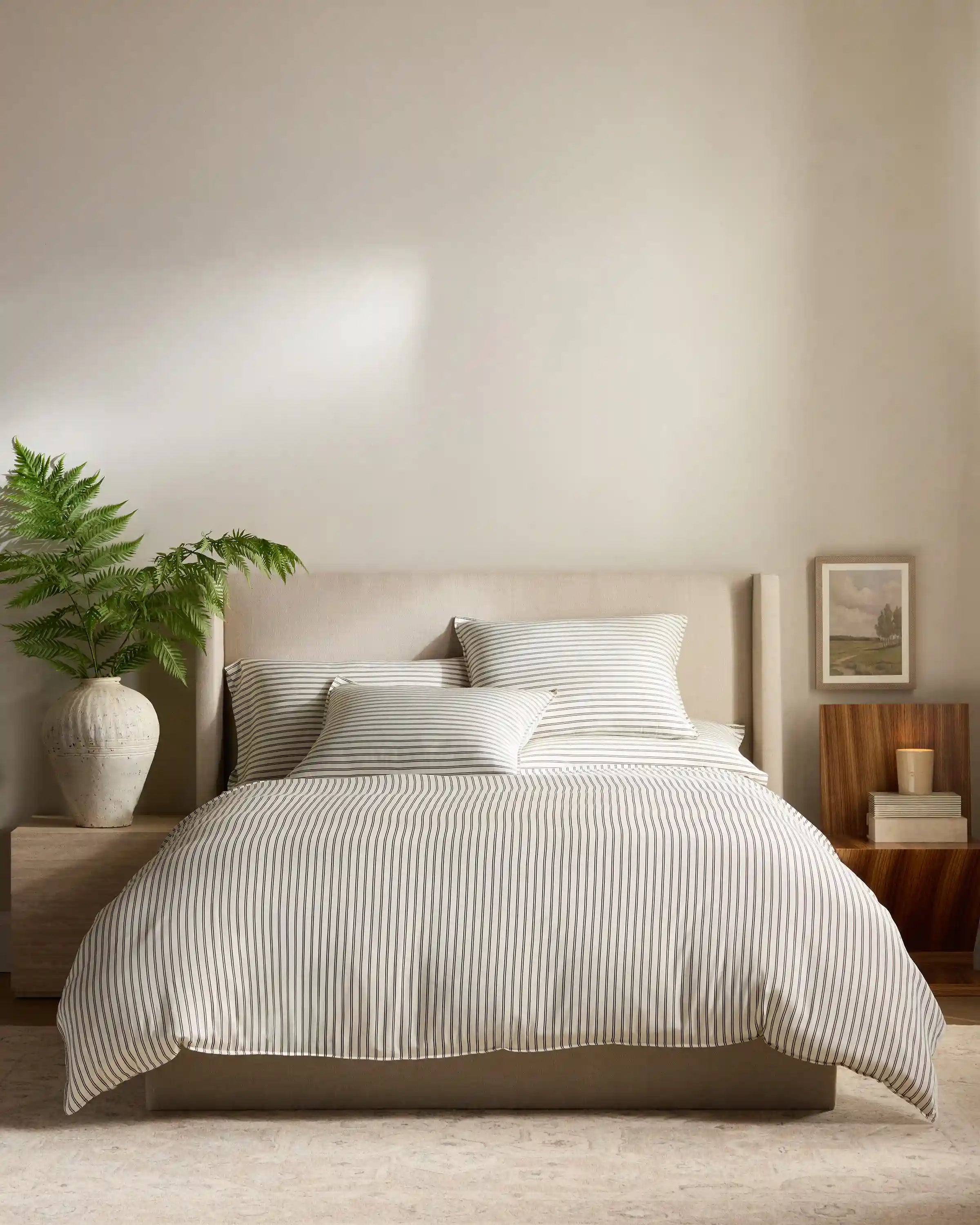 Bamboo Stripe Deluxe Bedding Bundle
