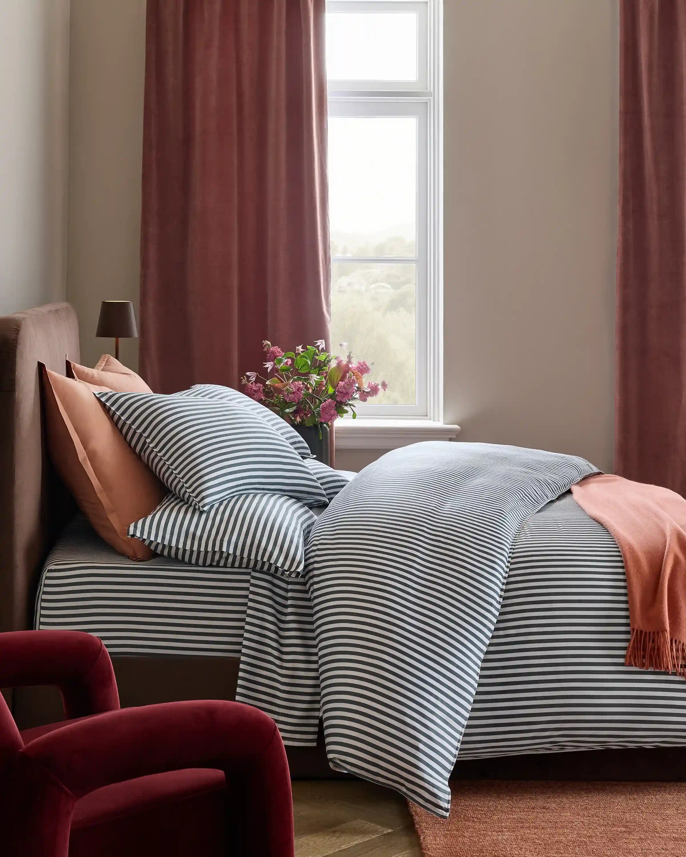 Bamboo Stripe Deluxe Bedding Bundle