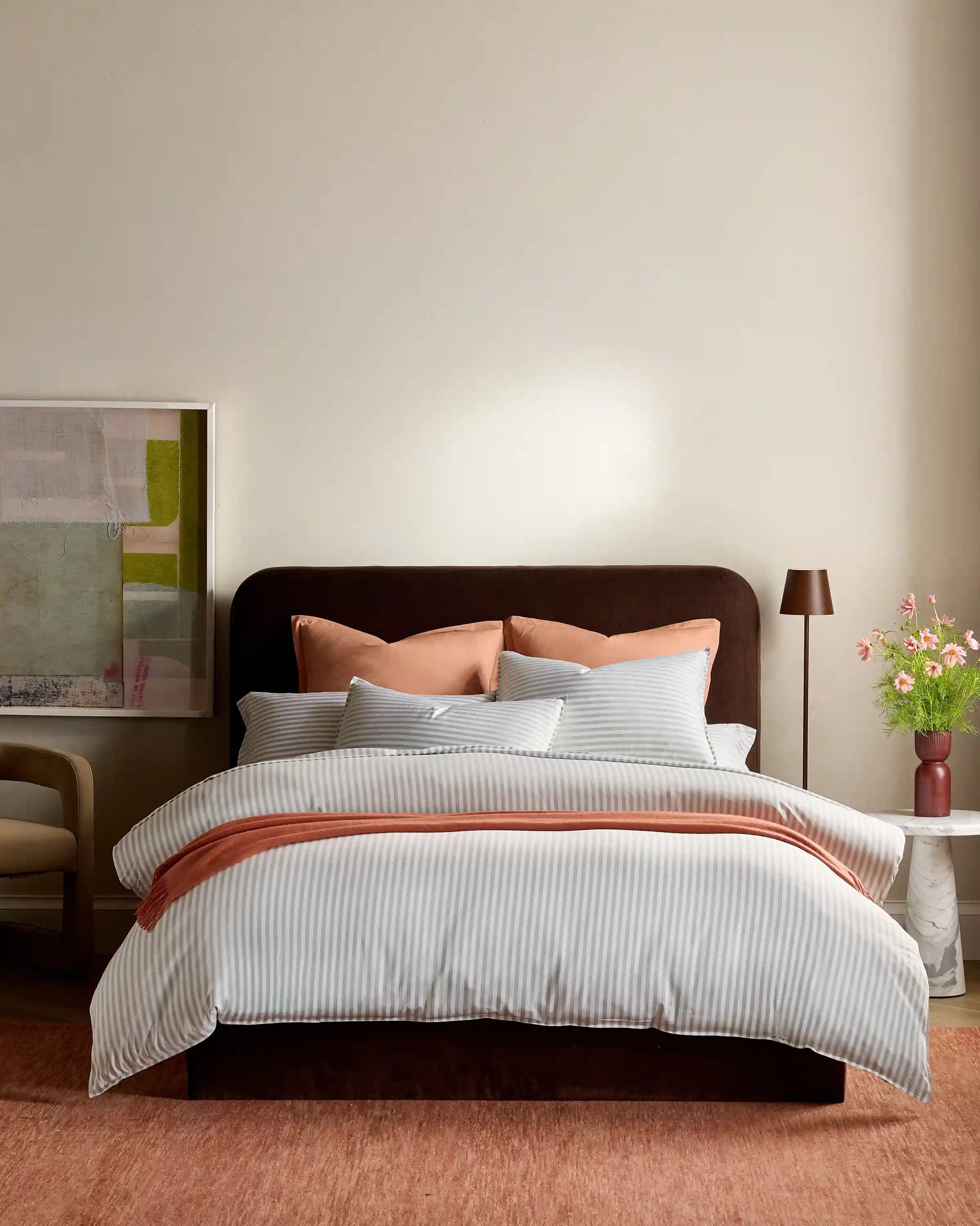 Bamboo Stripe Sham Set