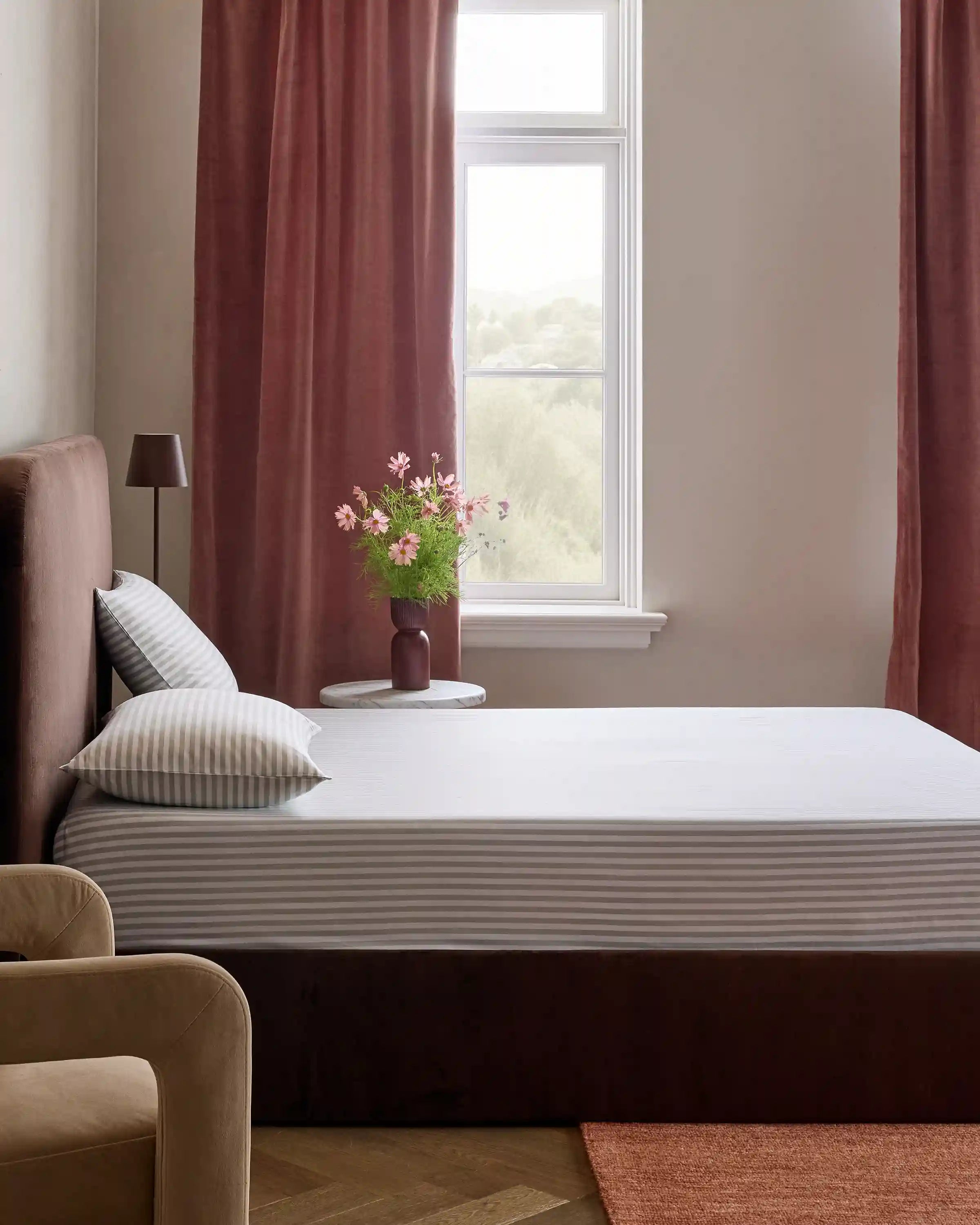 Bamboo Stripe Fitted Sheet Set