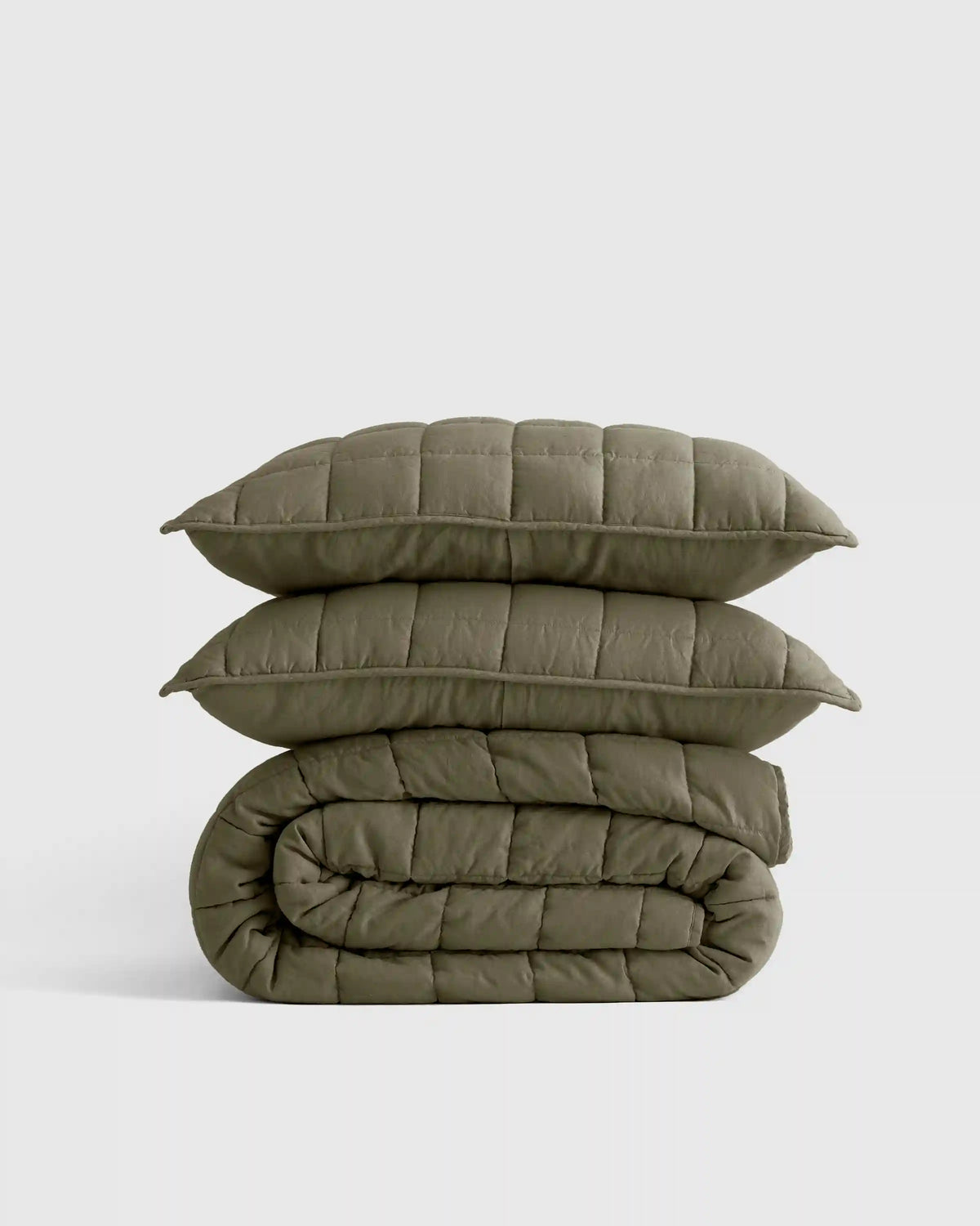 European Linen Box Quilt Set