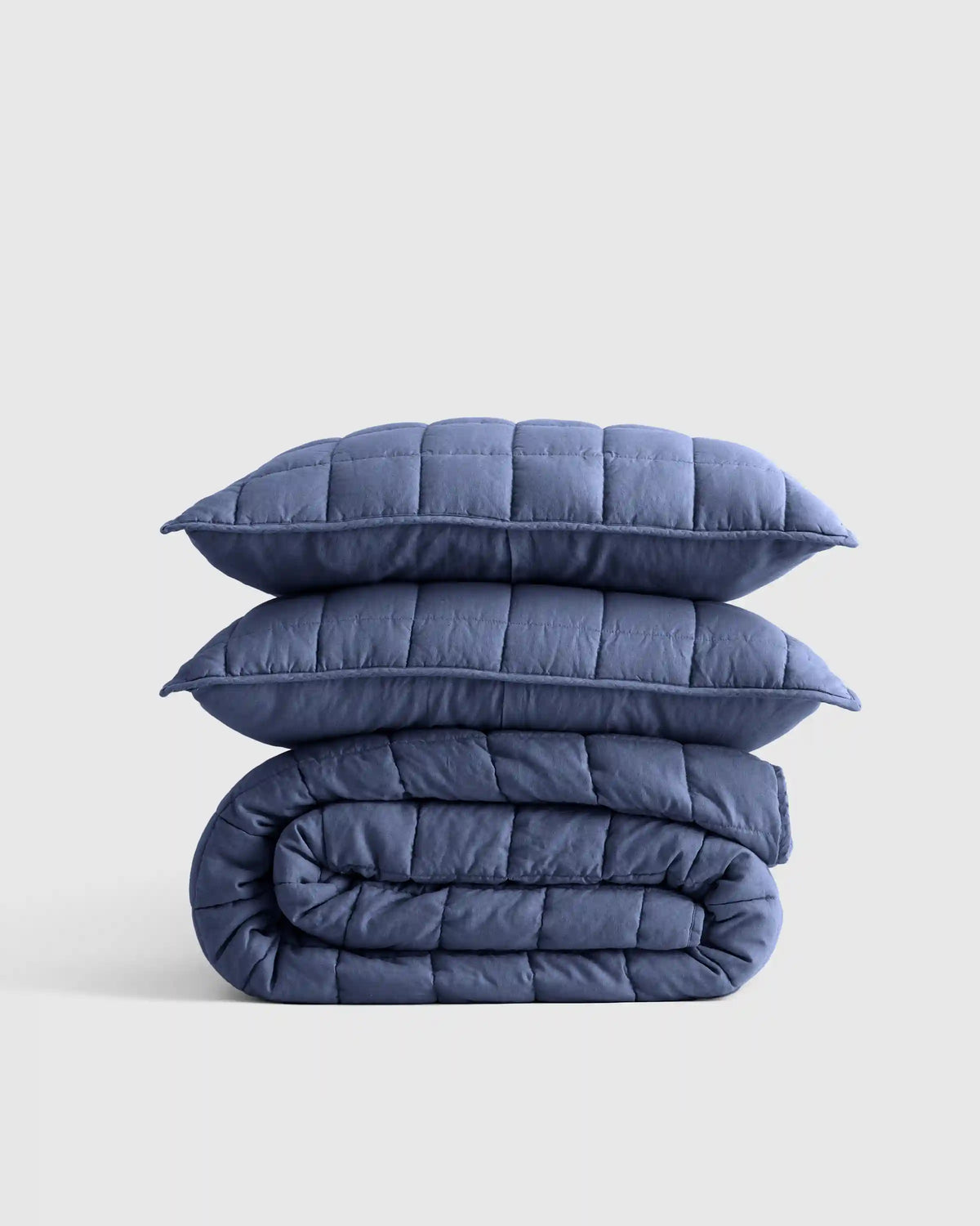 European Linen Box Quilt Set