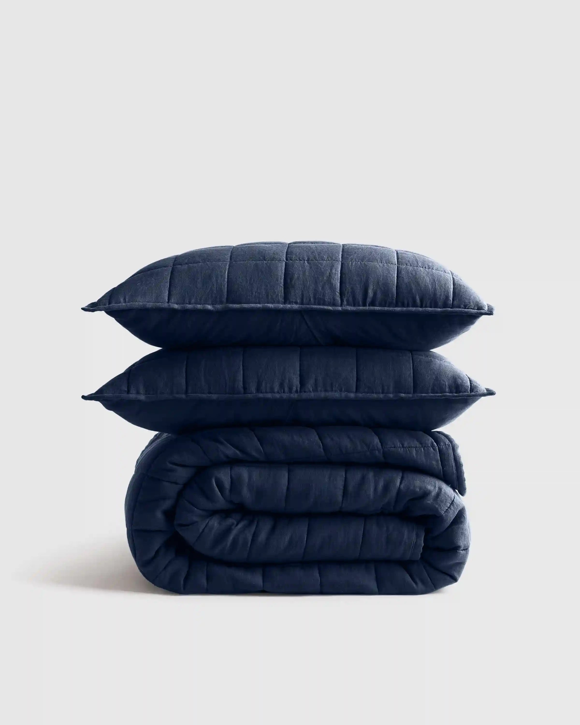 European Linen Box Quilt Set