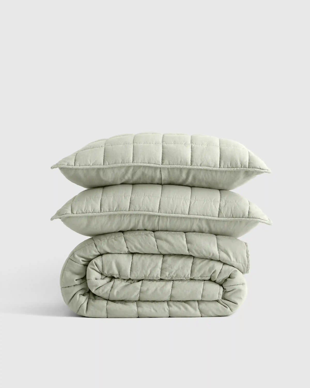 European Linen Box Quilt Set