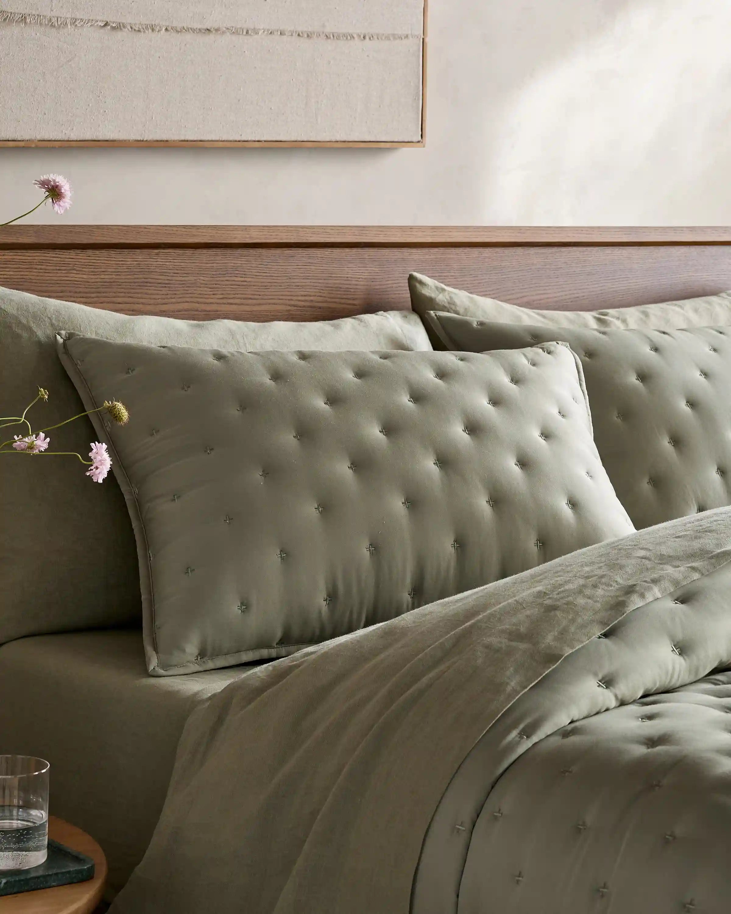 Bamboo Dream Quilted Sham Set