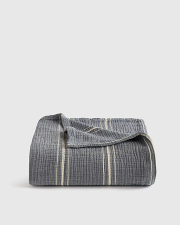 Organic Cotton Gauze Stripe Blanket