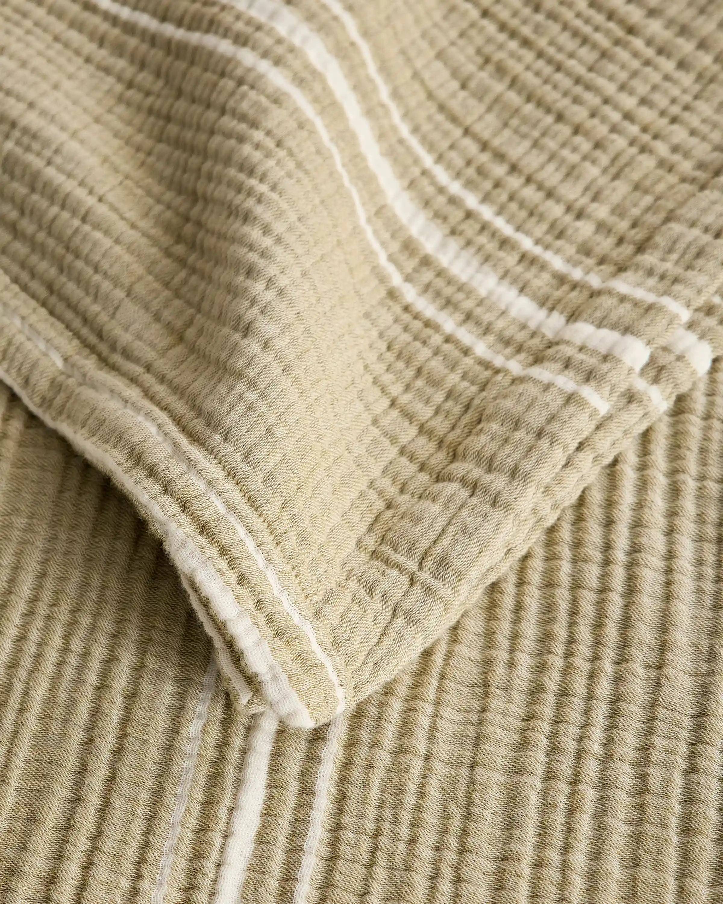 Organic Cotton Gauze Stripe Blanket