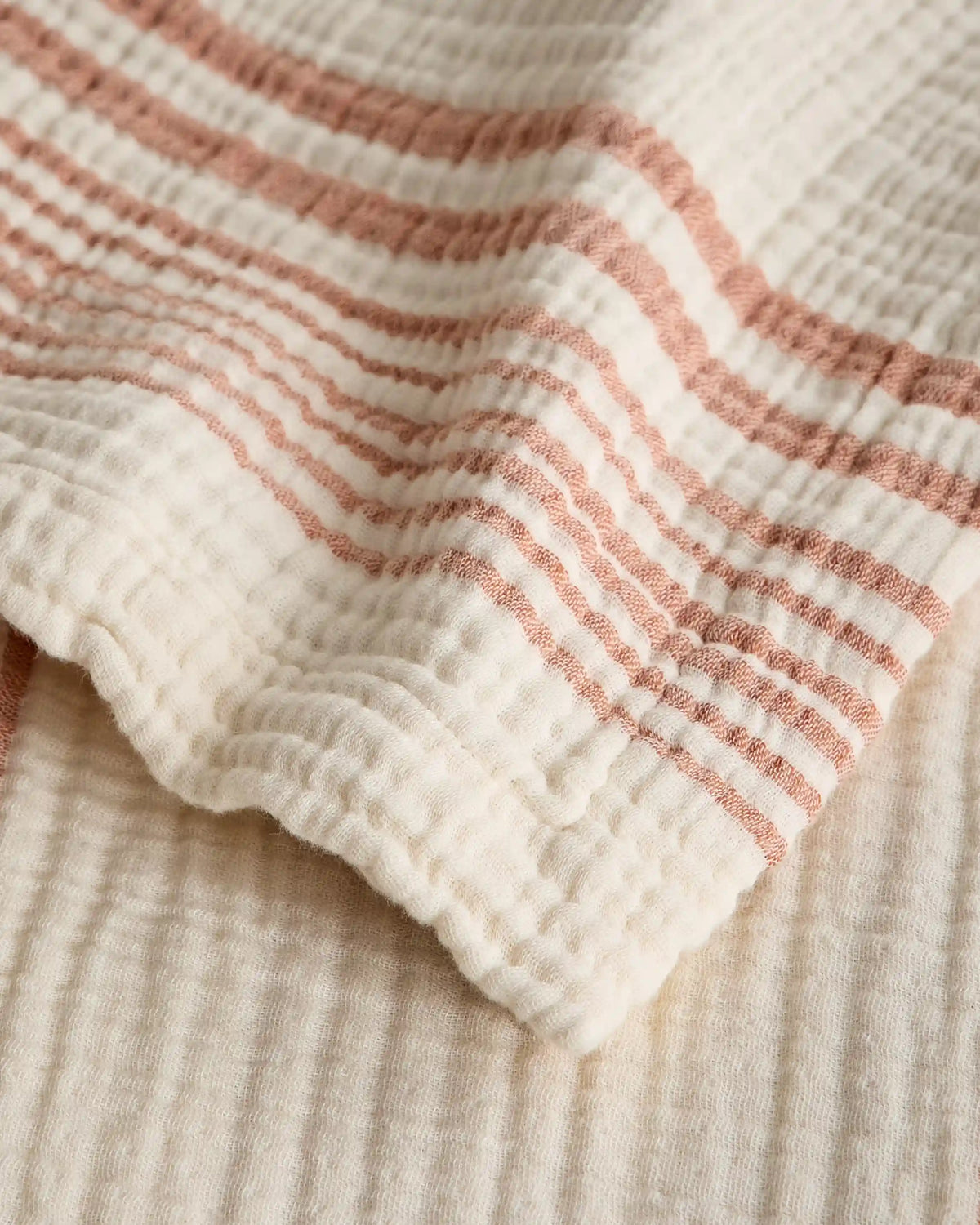 Organic Cotton Gauze Stripe Blanket