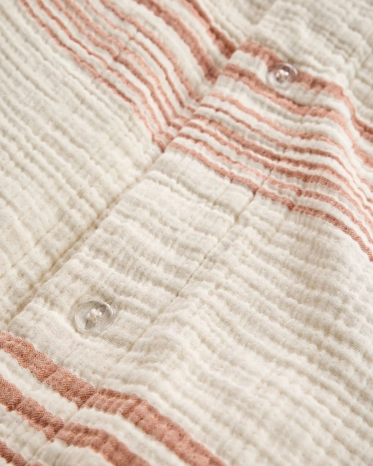 Organic Cotton Gauze Stripe Sham Set