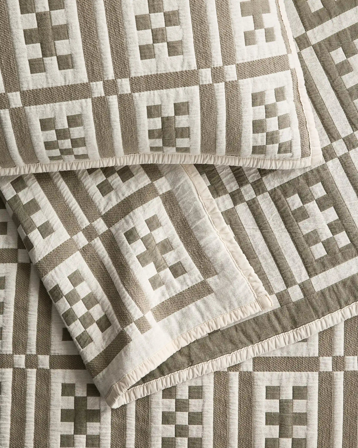 Organic Cotton Jacquard Geo Sham Set