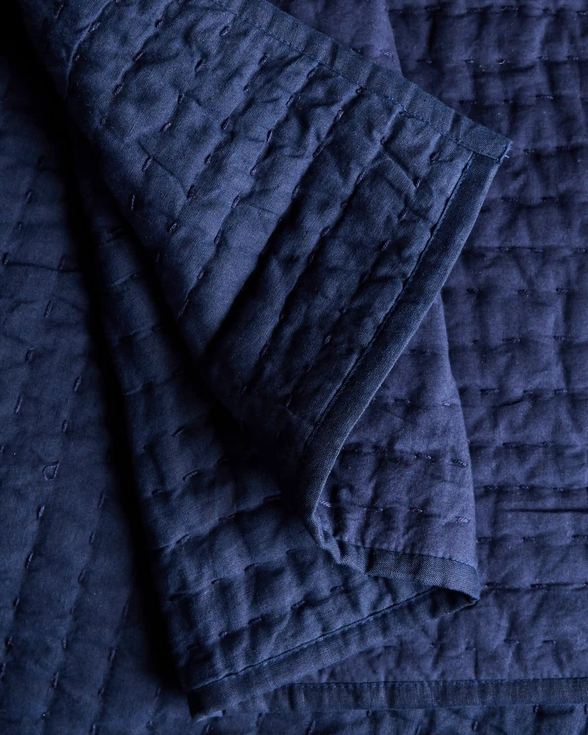 European Linen Cotton Stitch Quilt