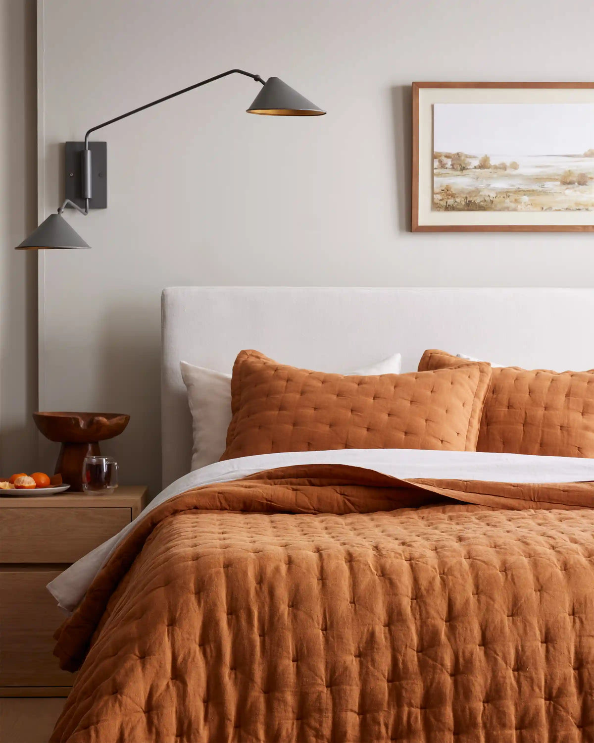 European Linen Dream Quilt Set