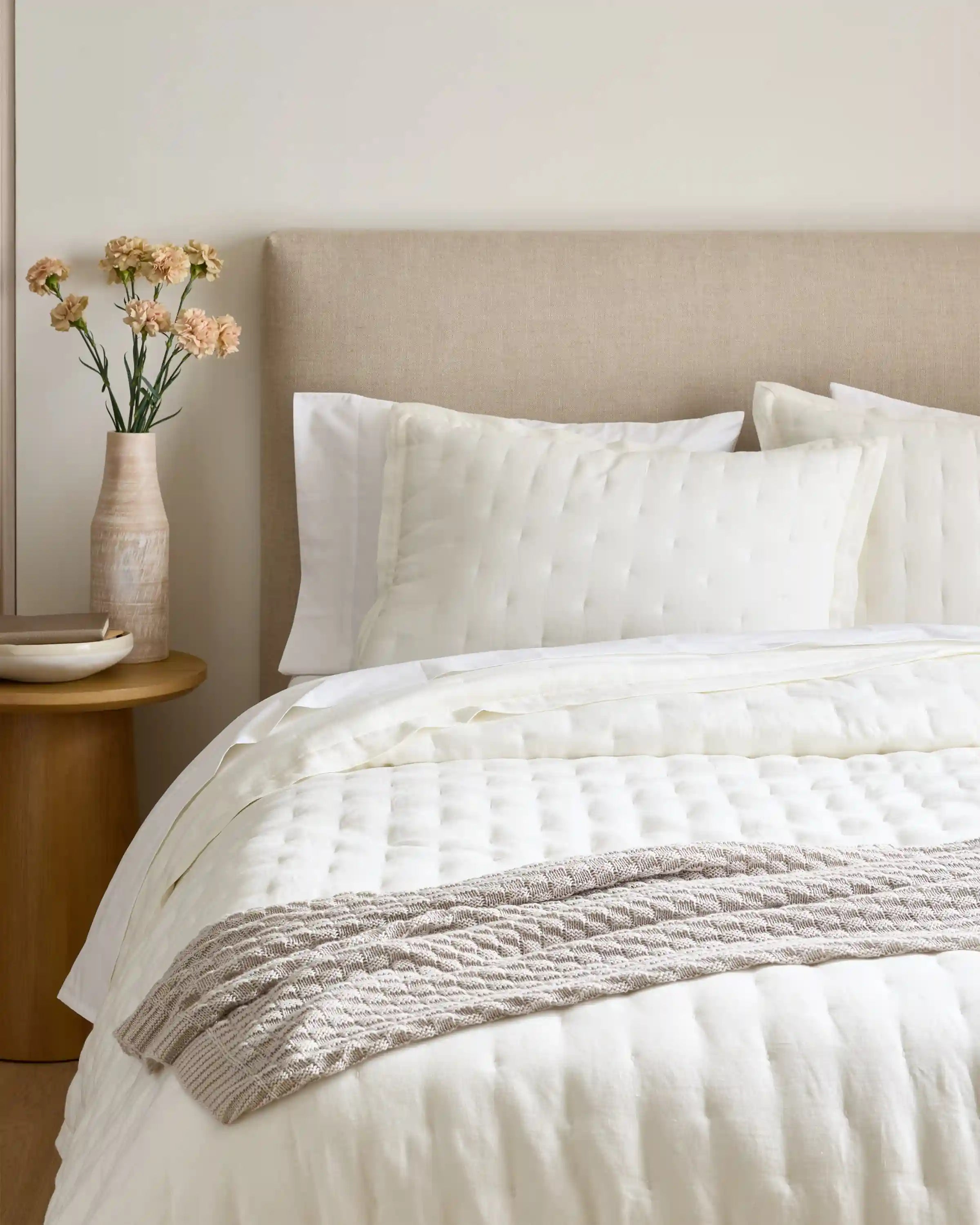 European Linen Dream Quilt Set