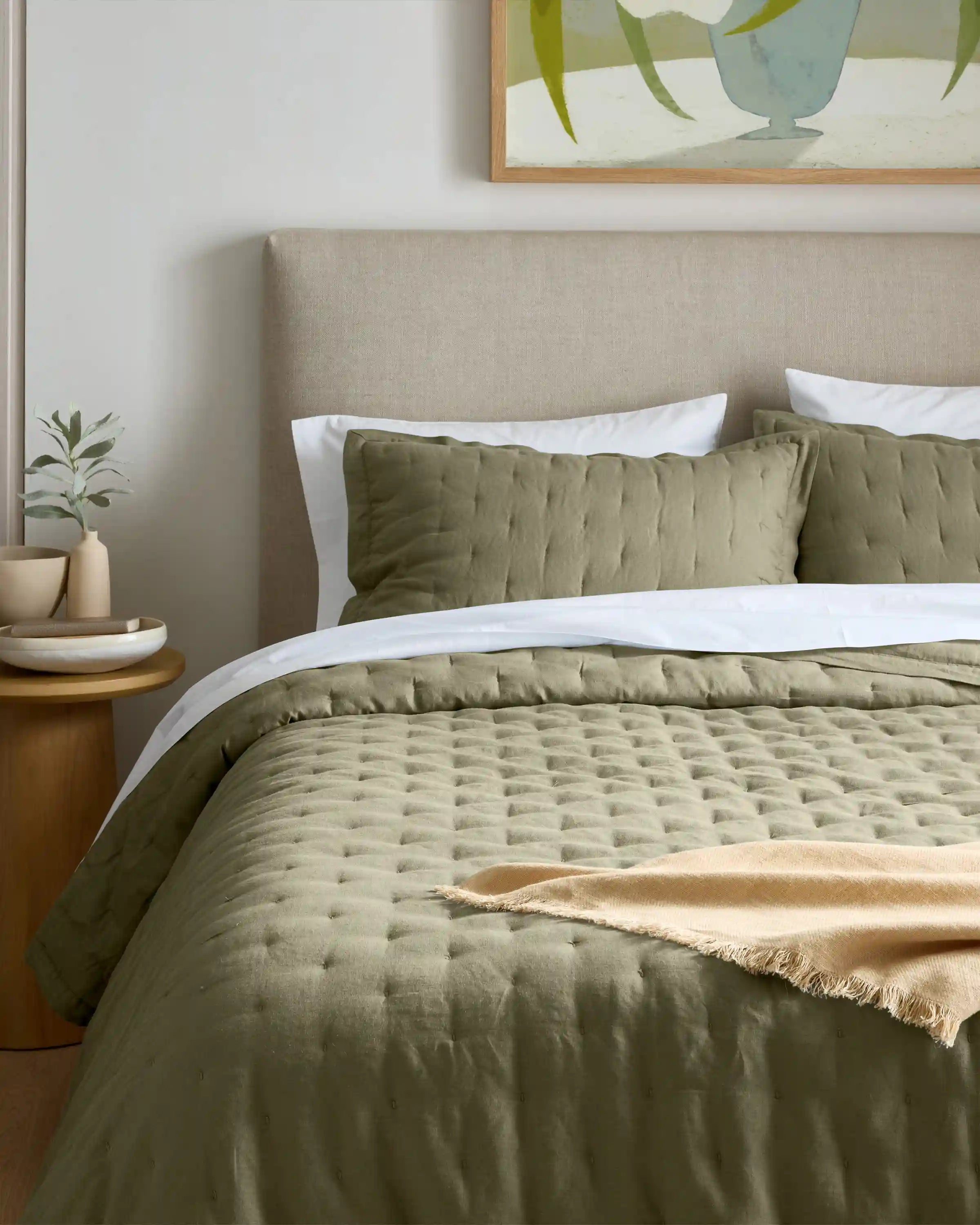 European Linen Dream Quilt Set