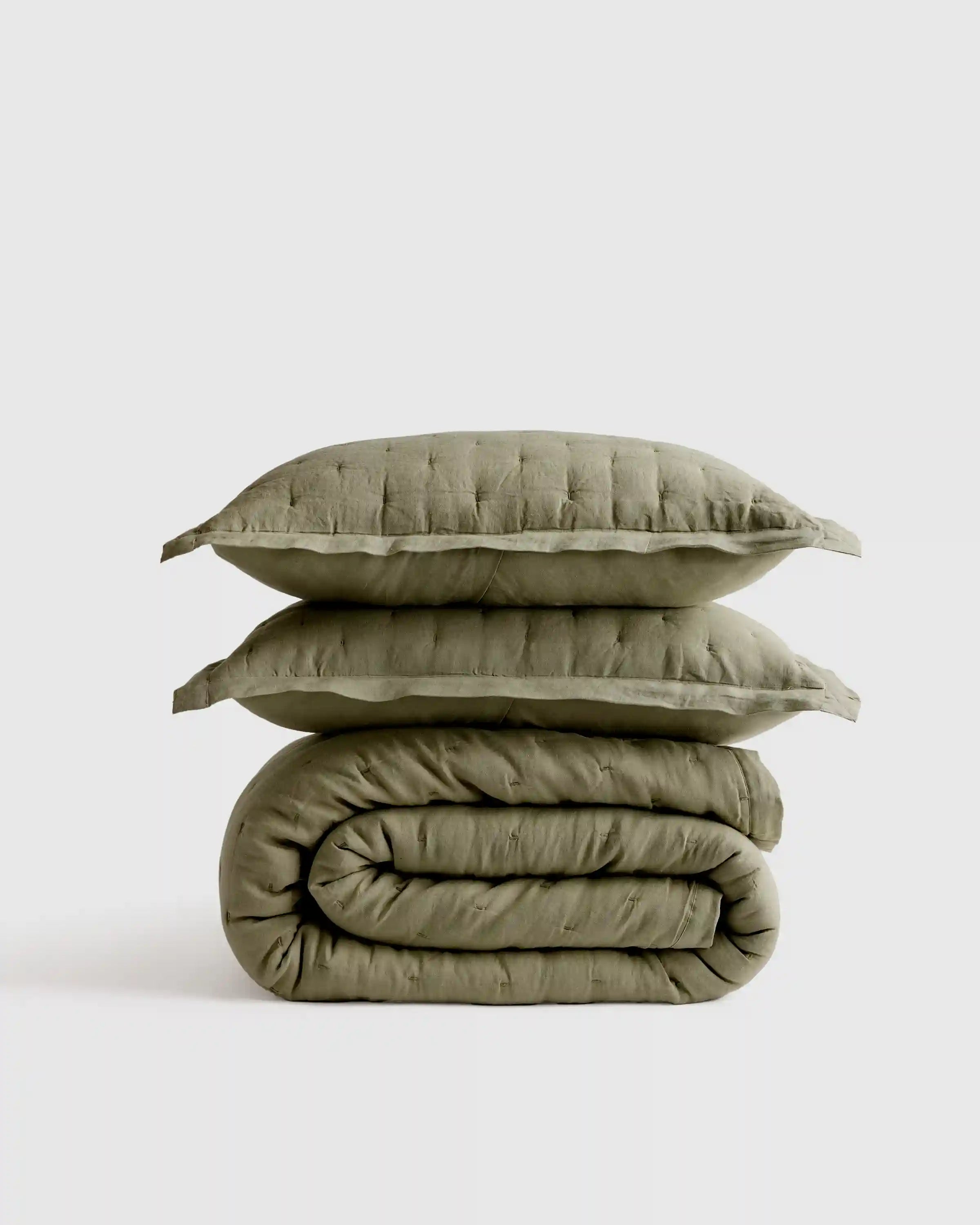 European Linen Dream Quilt Set