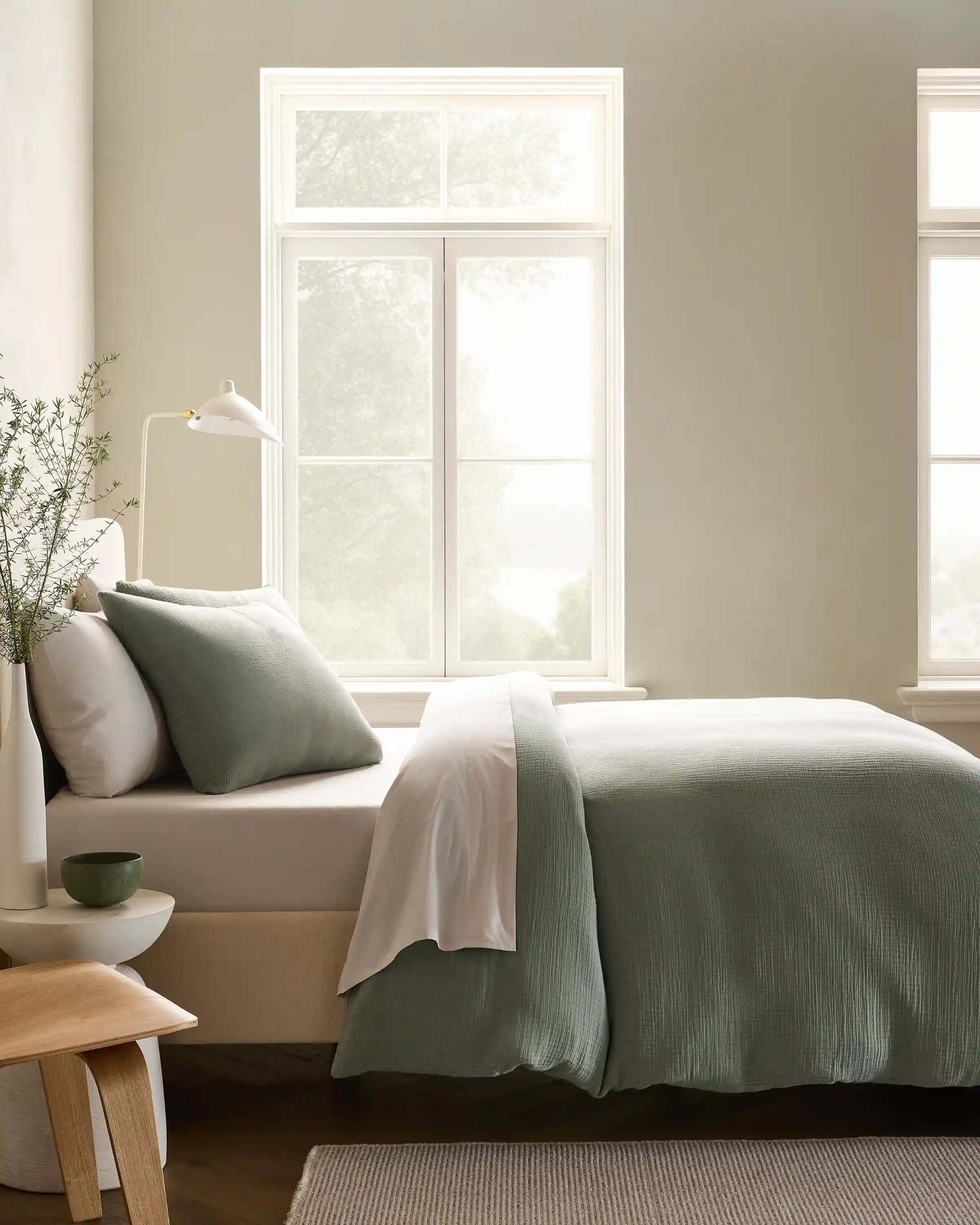 Organic Cotton Gauze Duvet Cover Set
