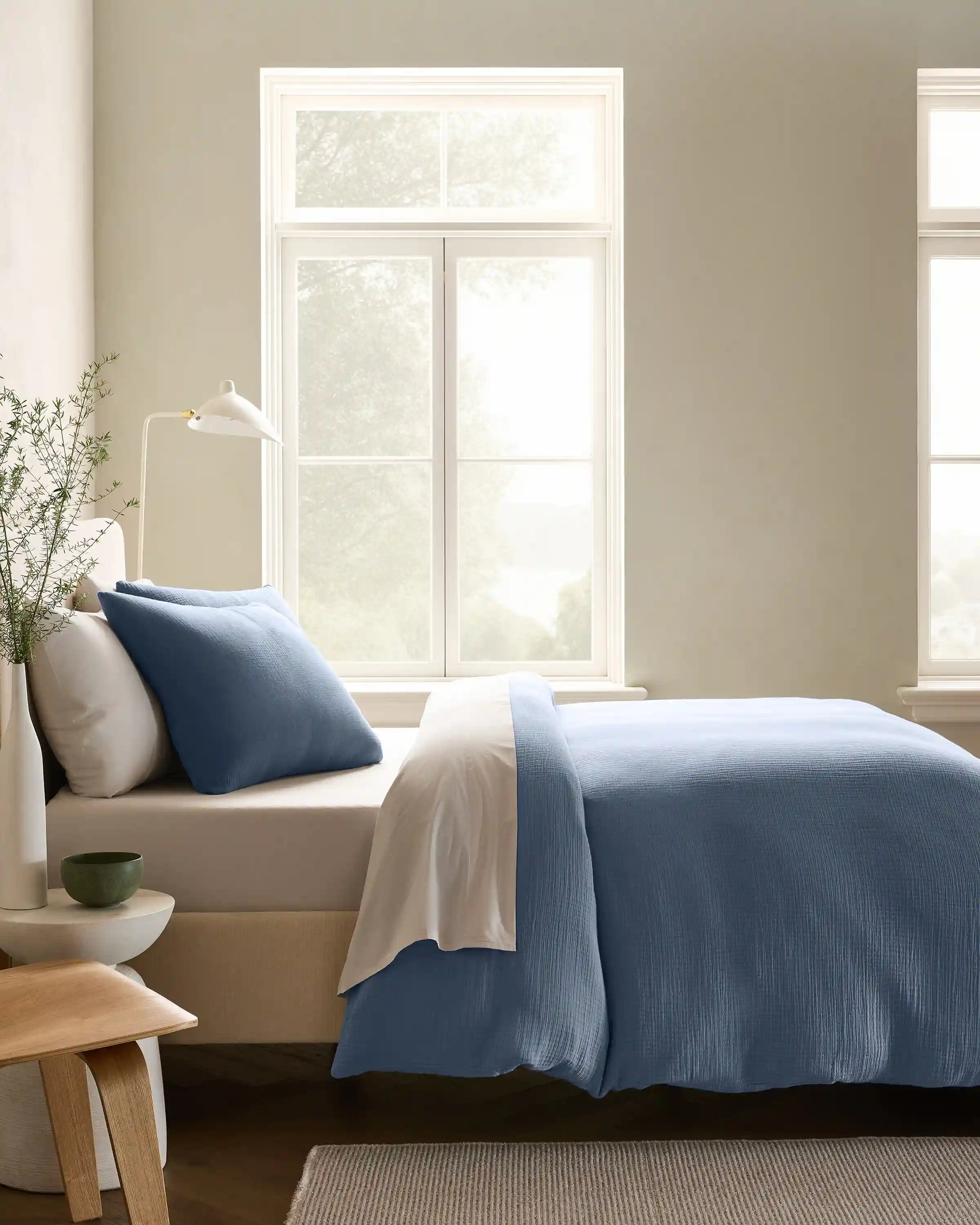 Organic Cotton Gauze Duvet Cover Set