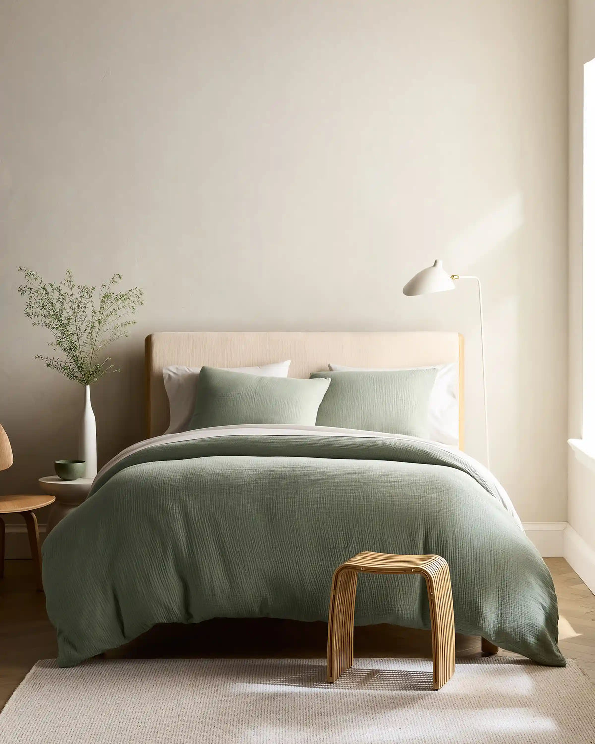 Organic Cotton Gauze Duvet Cover Set