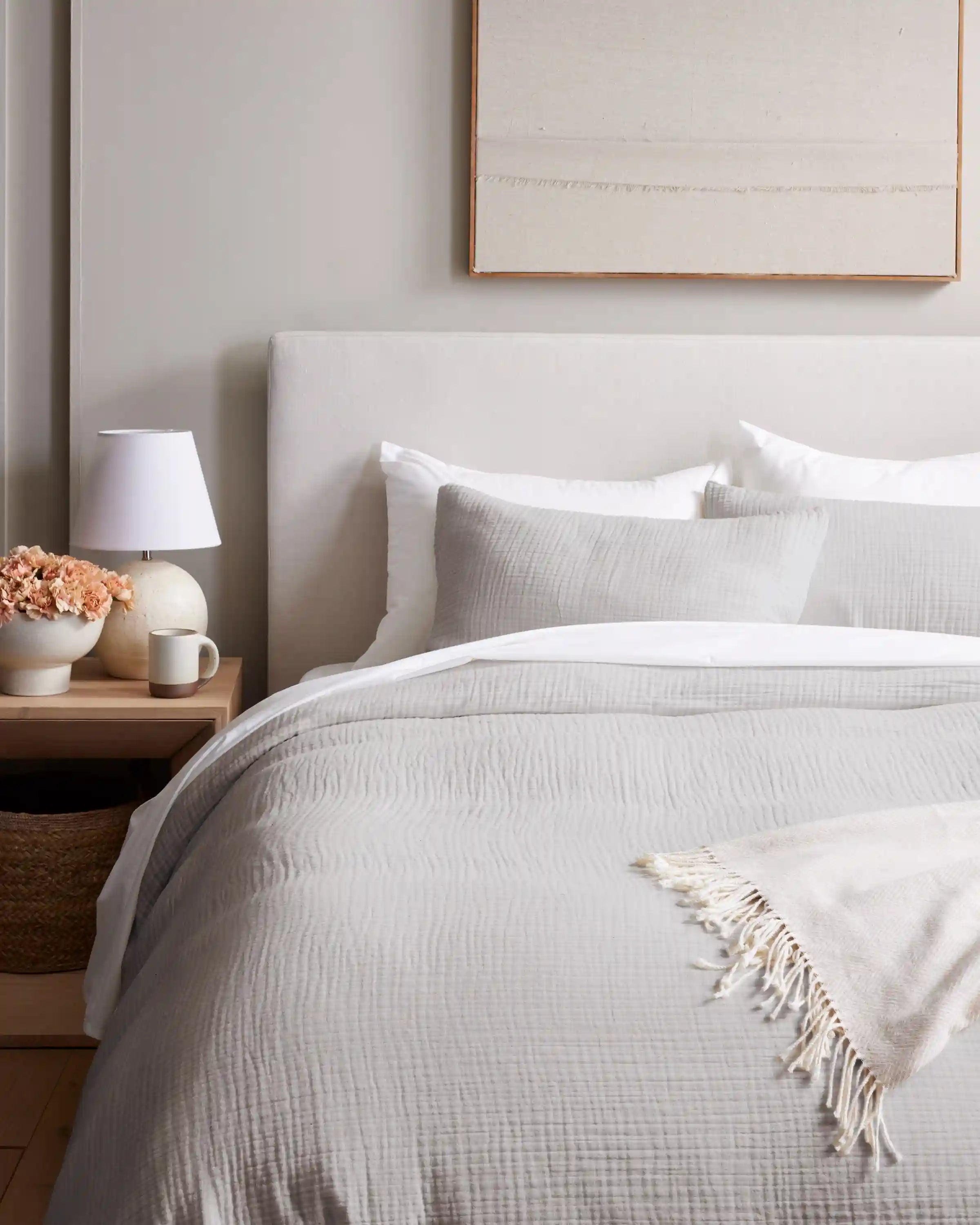 Organic Cotton Gauze Duvet Cover Set