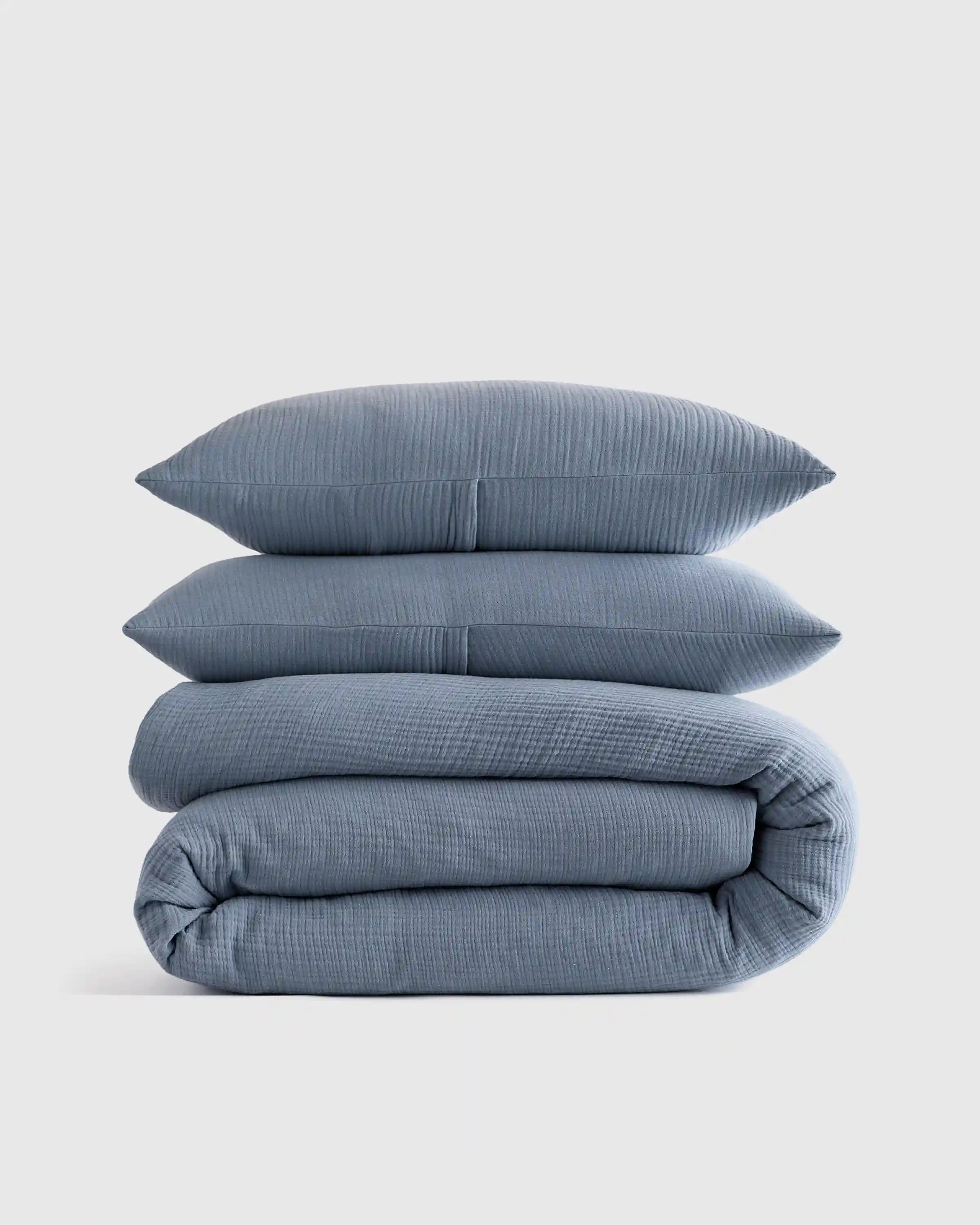 Organic Cotton Gauze Duvet Cover Set