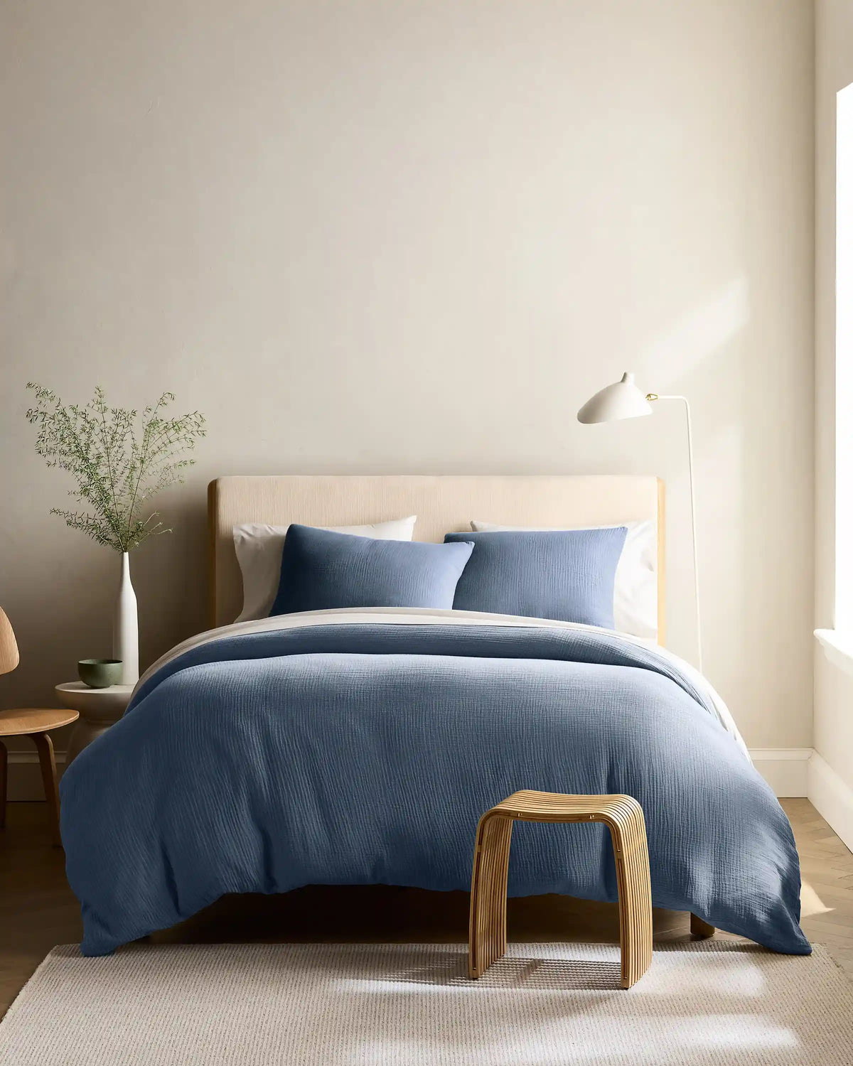 Organic Cotton Gauze Duvet Cover Set